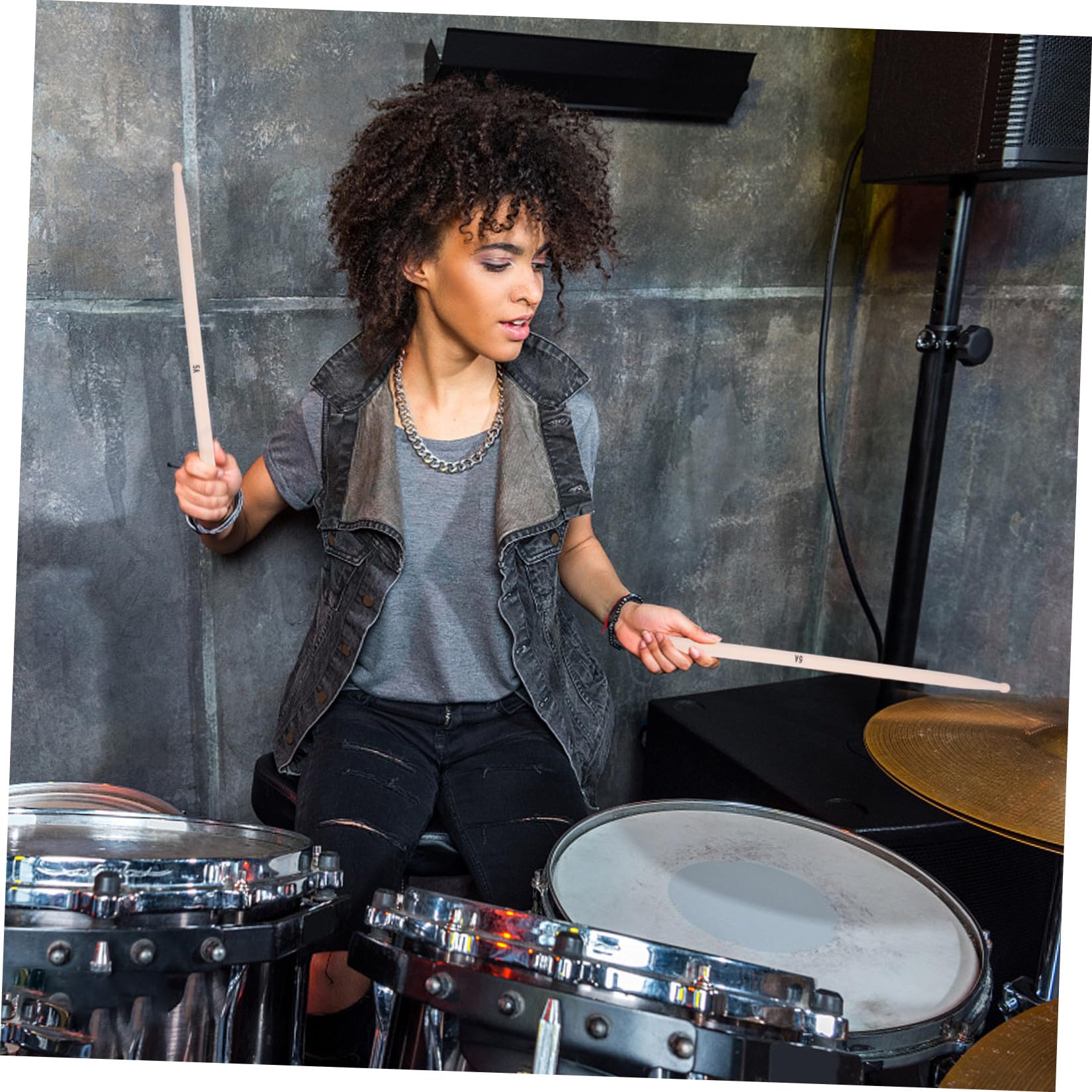 20stücke Ahorn-drumsticks Holz Drum Sticks Musik Zubehör Für Junge Mädchen Erwachsene Anfänger Studenten Musiker Professionelle Praktische Schwerkraftgefühl Rutschfeste