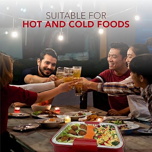 Miniatura 7 de Bandeja portadora de papel de aluminio con 2 bandejas de papel de aluminio Exultimate (rojo)