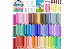 CiaraQ Premium 5-Pound Block Polymer Clay Starter Kit with 40 Sculpting Tools