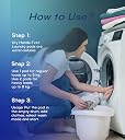 Nuvia 4-In-1 Laundry Pods for Top/Front Load Washing Machine, Tough Stain Removal Detergent Pod with Long-Lasting Fragrance, Easy Dissolve Formula 10x Ultra Cleaning Formula Large 50 Pods gallery image