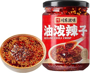 DAMAICHUHAI Chili Oil,Chili Crisp,Red Pepper,Chinese Food,Spicy and Addictive Oil, 200g/7oz.