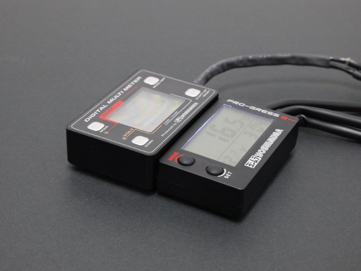 格安 ヨシムラ製 DUAL（デュアル）テンプメーター ジャンク品 2個