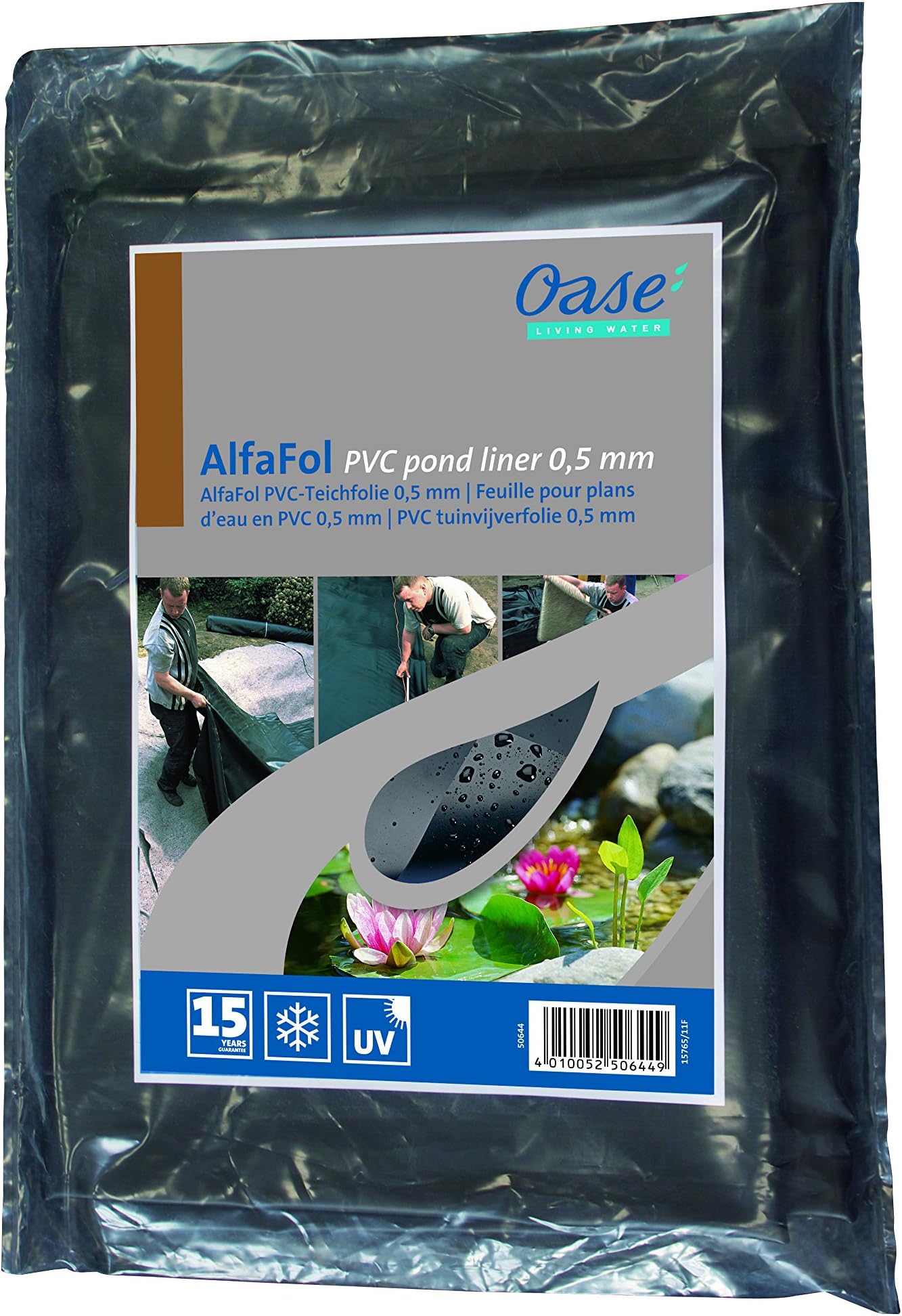 OaseAlfafol Pre Packed 0.5 mm 4 x 5 m Black