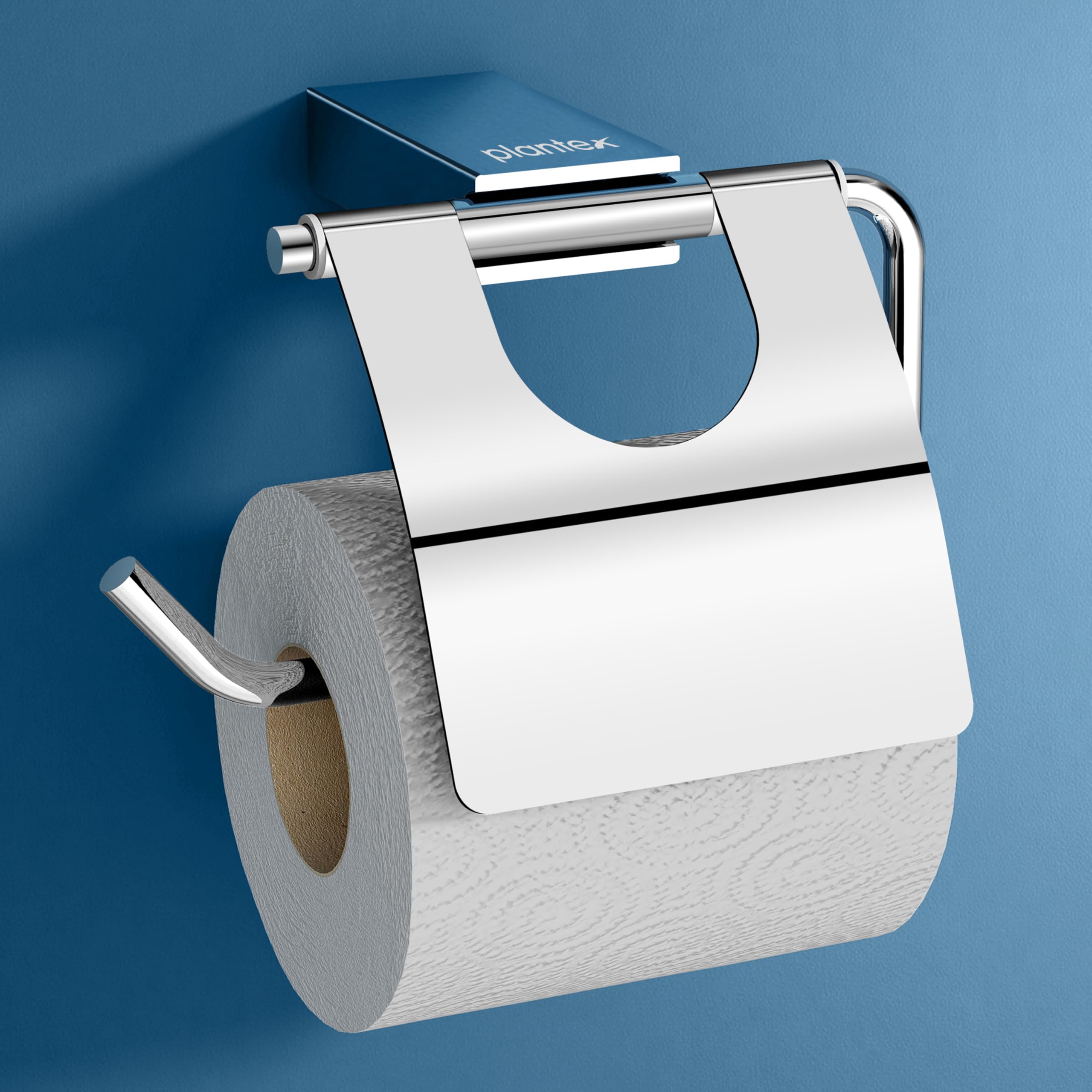 Plantex Toilet Paper Holder for Bathroom/304 Grade Stainless Steel Tissue Paper Roll Holder/Bathroom Accessories - Pack of 1 (Regent, Chrome)-picture-34