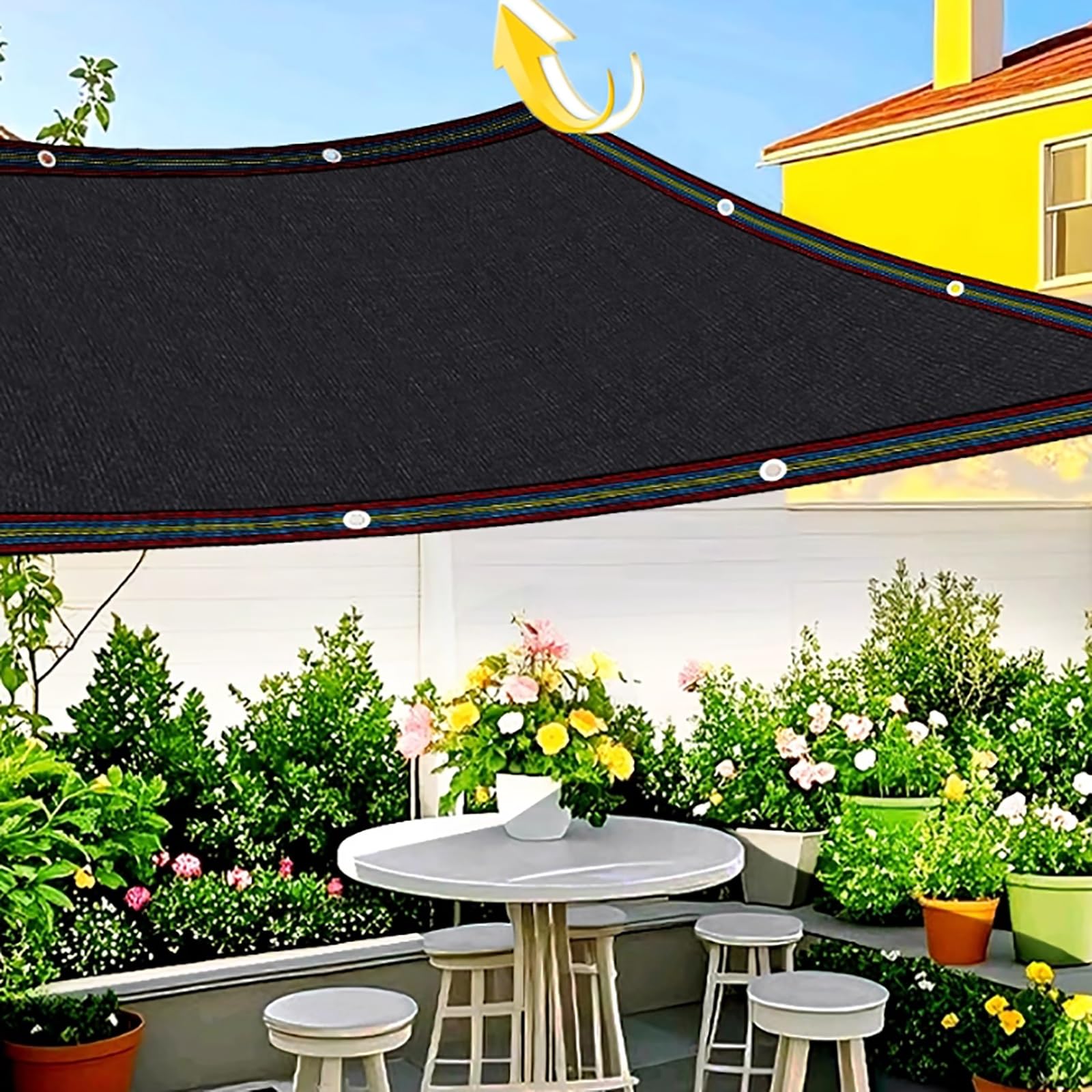 98% blokująca promienie UV, tkanina do ogrodu, na patio, do szklarni, pergoli, basenu, wysokiej jakości, ochrona przed słońcem, 3 x 14 m, do hodowli roślin, kurników