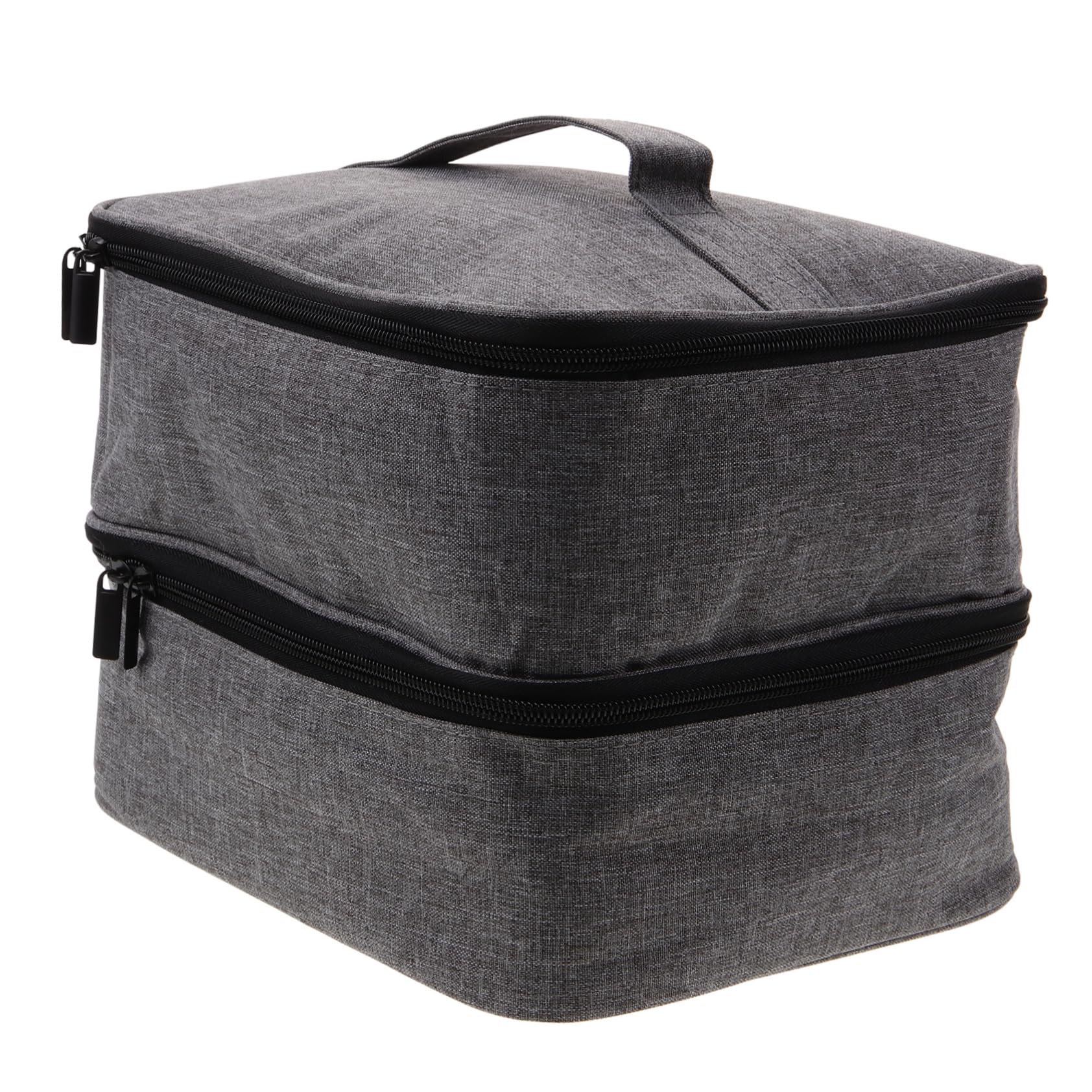 Ipetboom Borsa Organizer per Smalti e Boccette di Olio Essenziale, Doppio Strato, Grande Capienza, per Viaggio e Trucchi