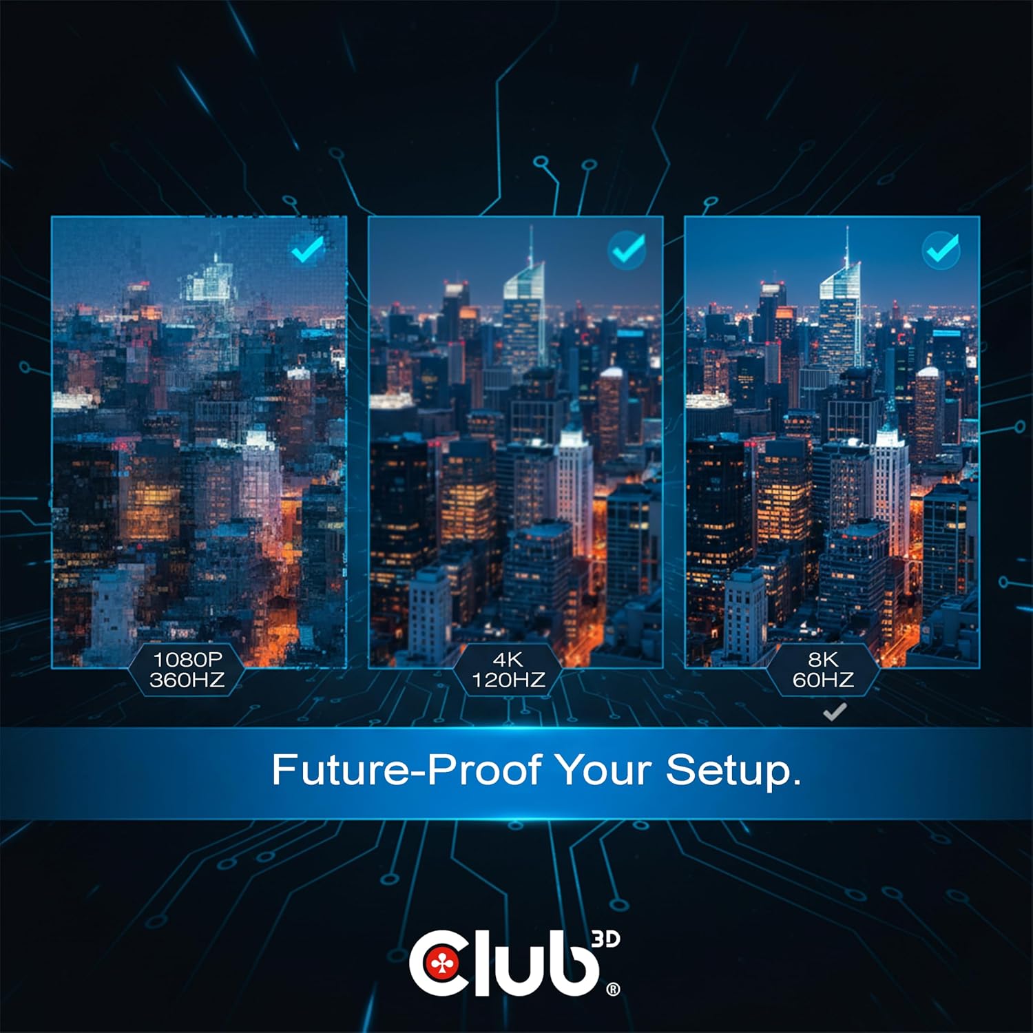 Club 3D Mini DisplayPort to HDMI Adapter 8K@60Hz 4K@120Hz - Active mDP 1.4 to HDMI Converter for Gaming PC, Aorus Series - HDR, HDCP 2.3 CAC-1188