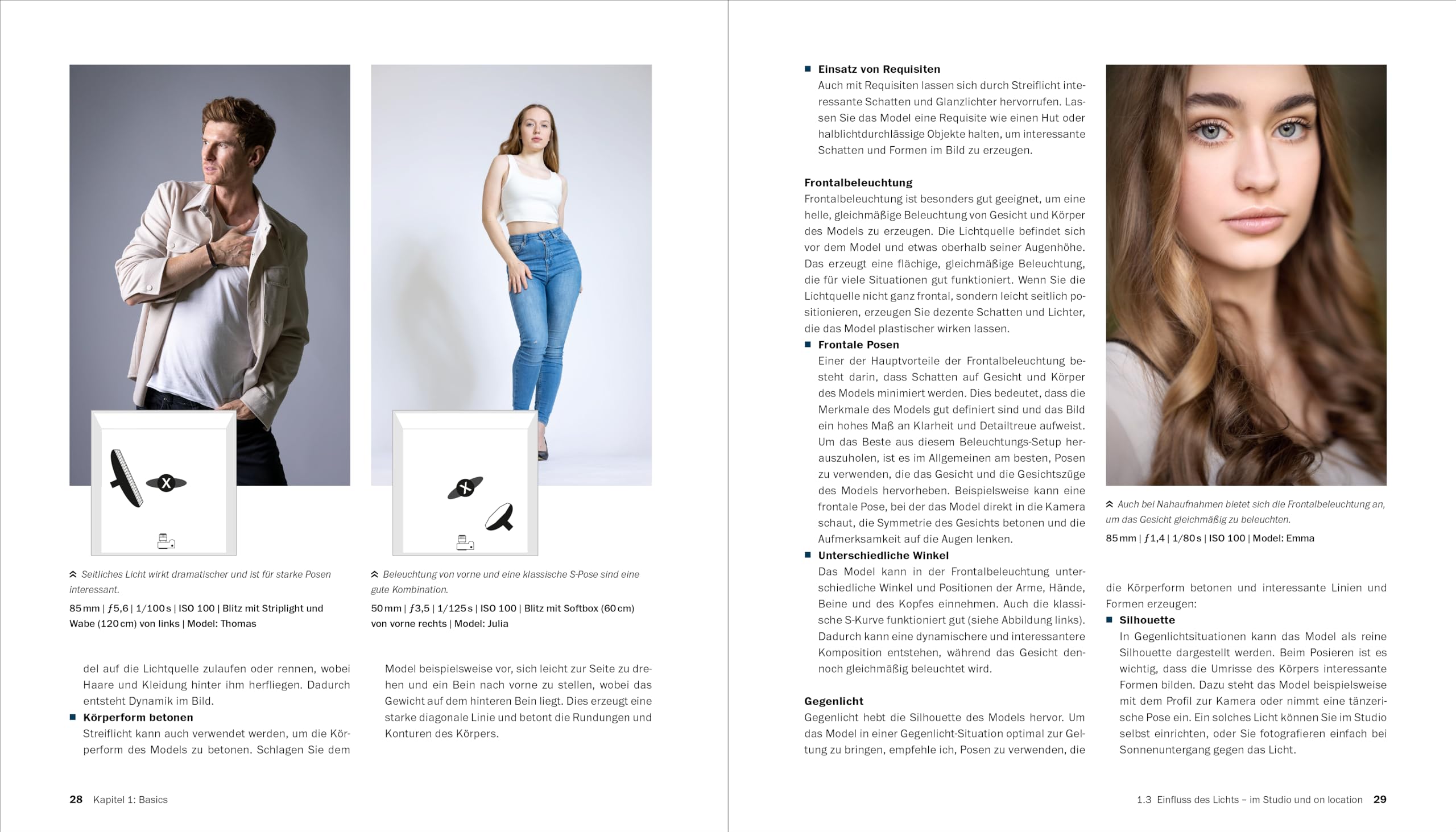 Posing: Das Handbuch für Fotograf*innen. Porträt-Ideen entwickeln und Models anleiten: Posen für Frauen, Männer, Paare, Kinder und Familien