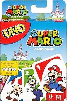 UNO Super Mario Card Game for Kids, Adults, and Families