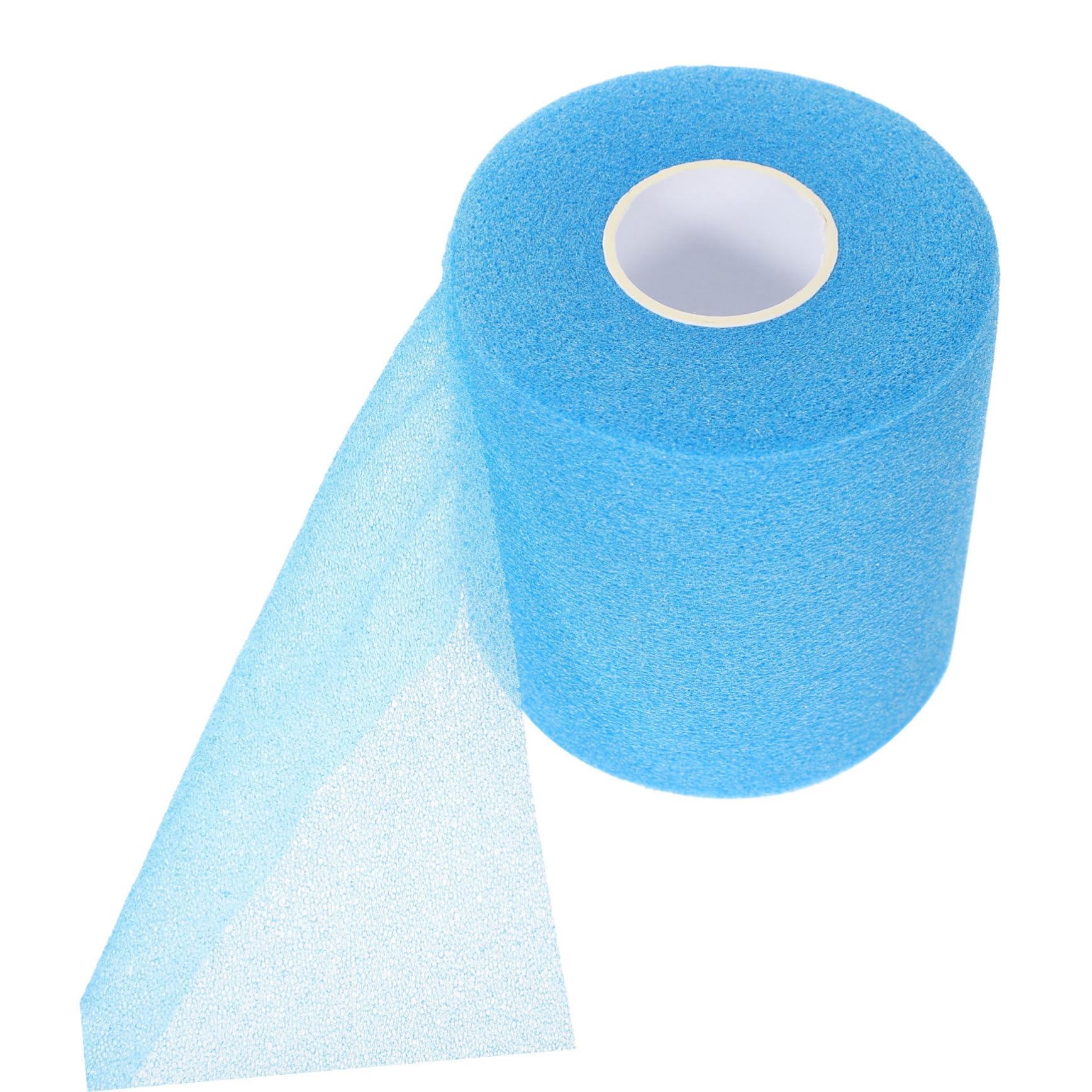 MOLUCKFU Badminton Racket Shock Absorbing Film Black/Blue Pre-wrap Elastic Fixation Tape