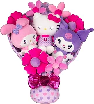 Jazwares Hello Kitty and Friends - 12-inch Plush Bouquet - 9 Plush - Officially Licensed Sanrio Product Ages 6+