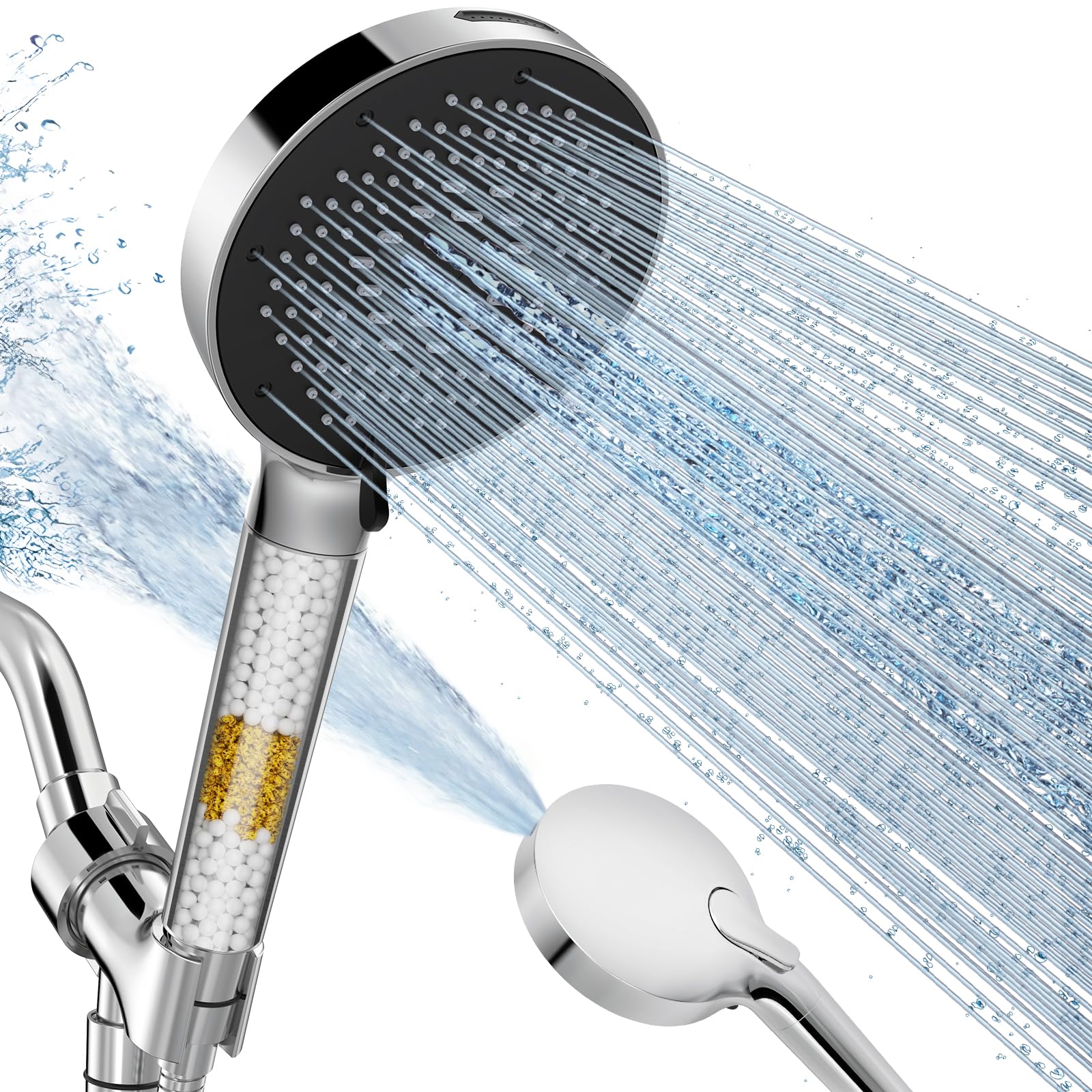 SR SUN RISE NSF Filtered Shower Head