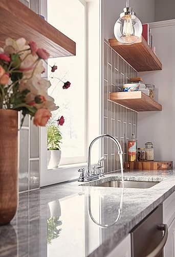 Miniatura 5 de Peerless Claymore P299575LF - Grifo para fregadero de cocina con pulverizador lateral, cromado