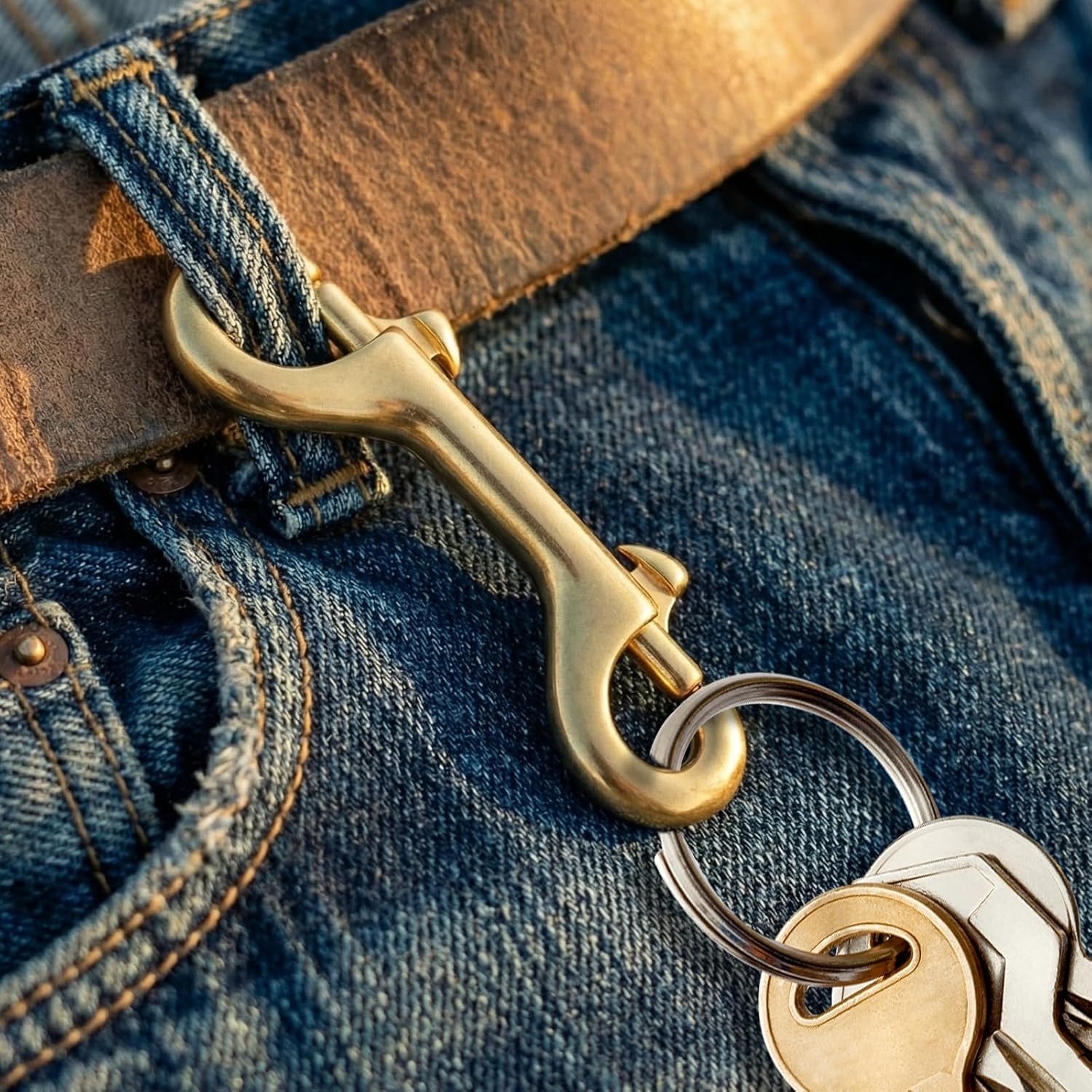 iplusmile 8pcs Double Ended Bolt Snaps Hook, Brass Heavy Duty Stainless Steel Double Sided Clips, Ended Bolt Snap for Dog Leashes, Awnings, Sports Equipment, Boating (Pack of 2)