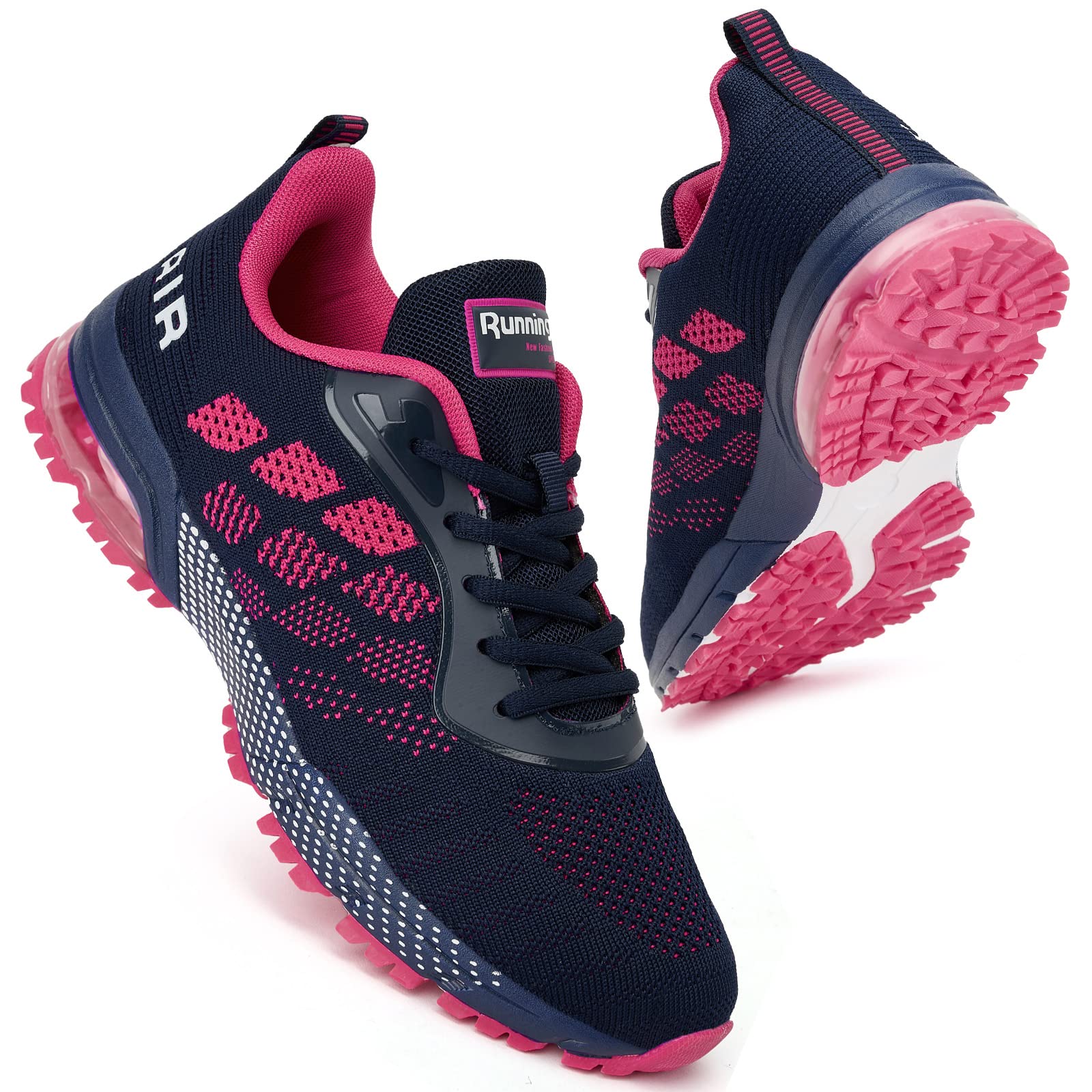 Women's Sneakers Air Running Shoes - Non Slip Tennis Shoes Women Breathable Lightweight Walking Shoe