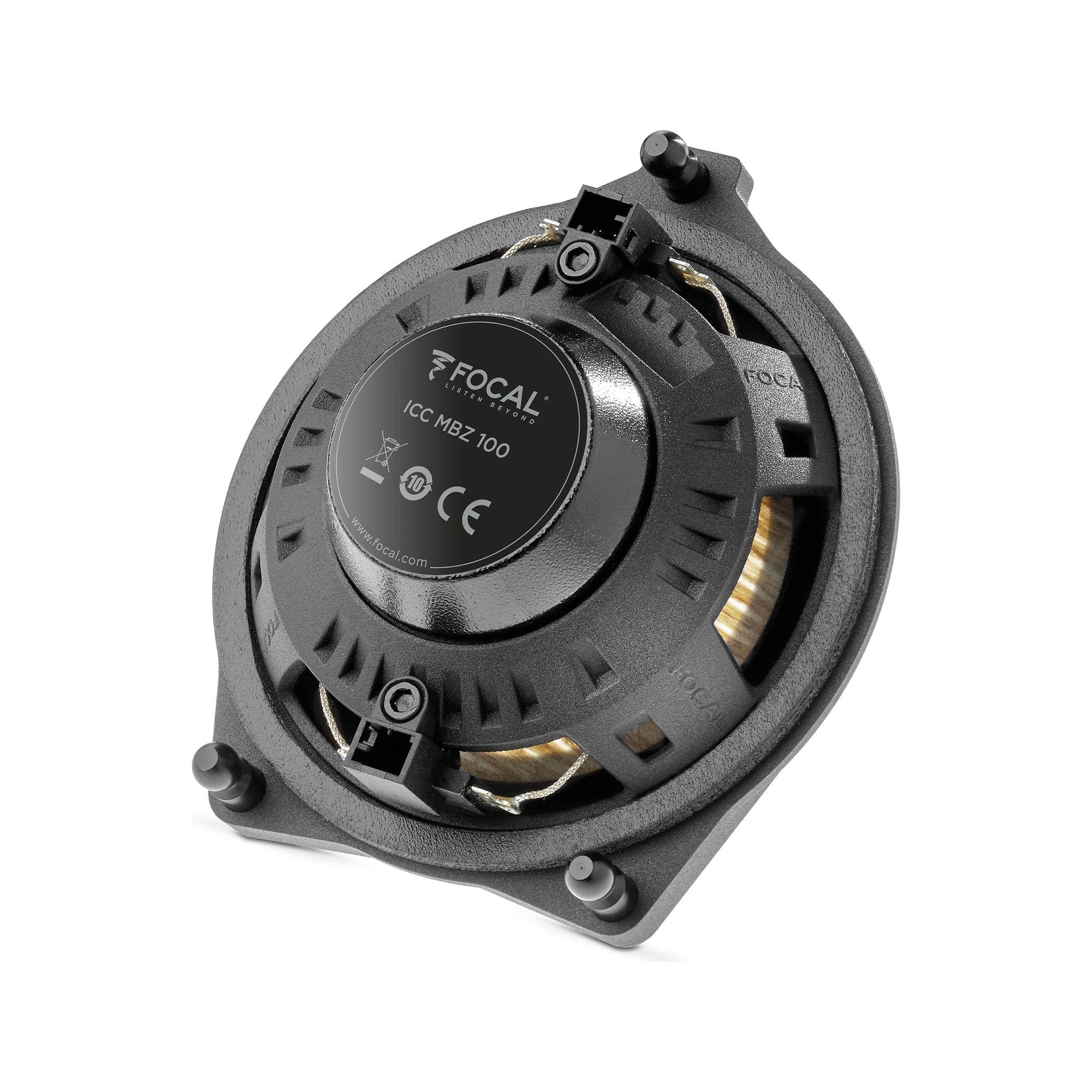 Focal ICCMBZ100 Inside 2-Wege Coax Center Lautsprecher Kompatibel für Mercedes Benz Fahrzeuge C-Klasse, E-Klasse, S-Klasse, GLC