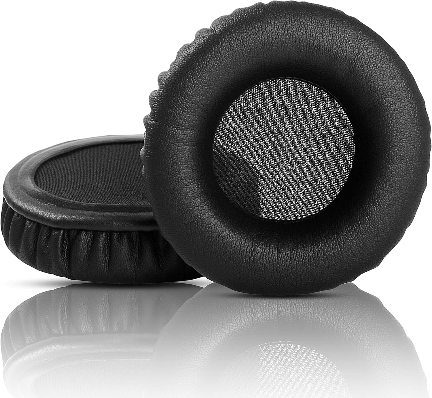 Replacement Ear Cushions for Boat Rockerz 400, 430, 370, 900 and Sony WH-CH500/CH510/CH520 Headphones – 70mm Soft Leatherette Earpads with Memory Padding – Black — Amazon image 3