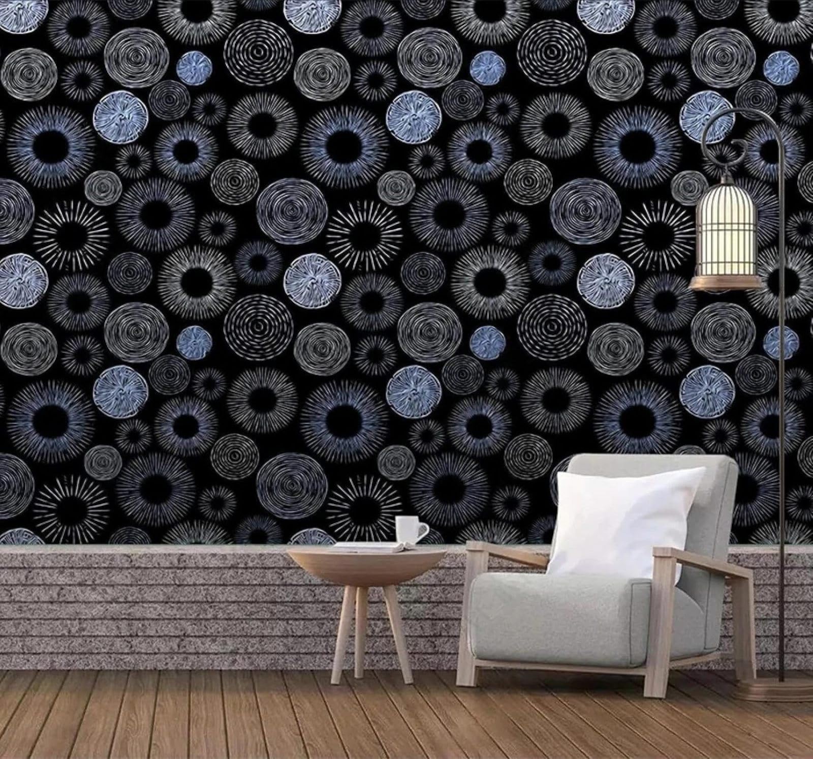 XLMING Abstract Geometric Lines Patterns Art 3D Wallpaper Luxury Home Dining Decor Paste Sofa Living Room The Wall for Bedroom Mural-430cm×300cm