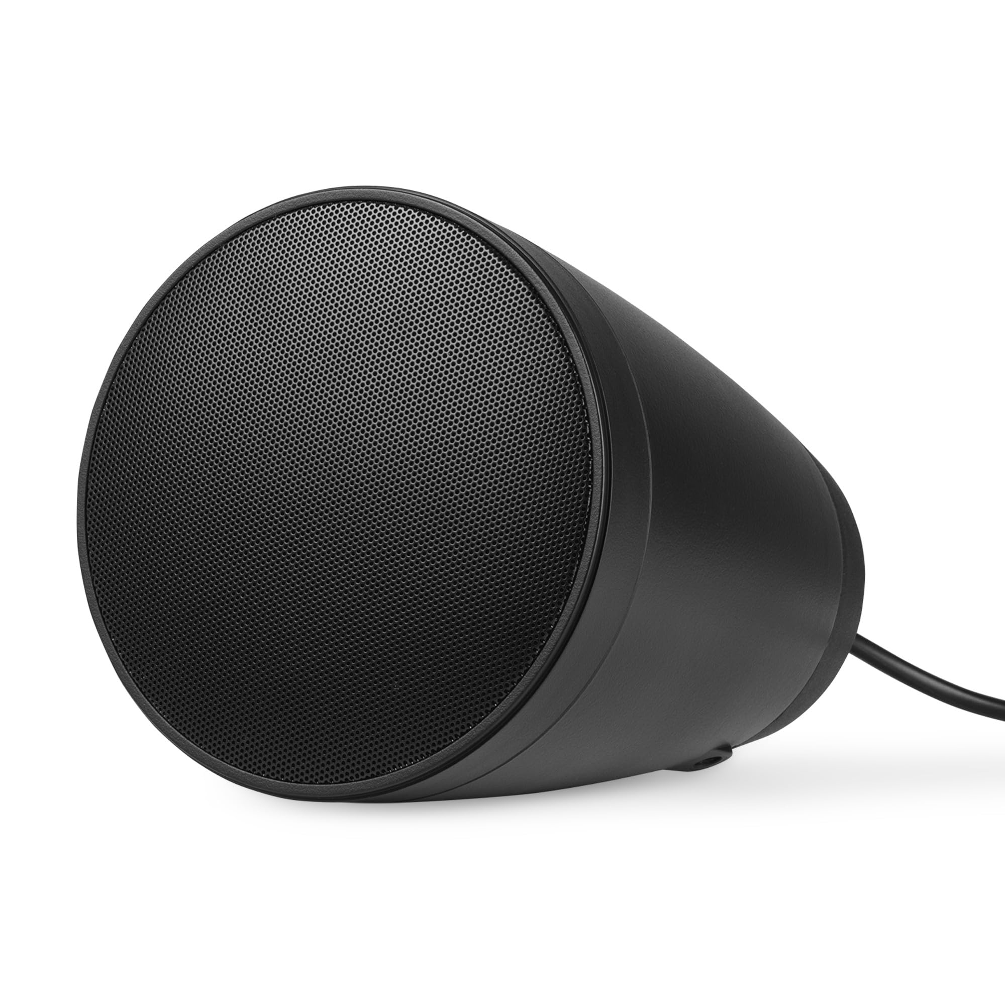 Power Dynamics Purity4B, Haut Parleur Suspendu Noir 20W 100V, 2 Voies Enceinte Plafond Pendulaire pour Sonorisation de Commerces Restaurants Bars et Espaces publics