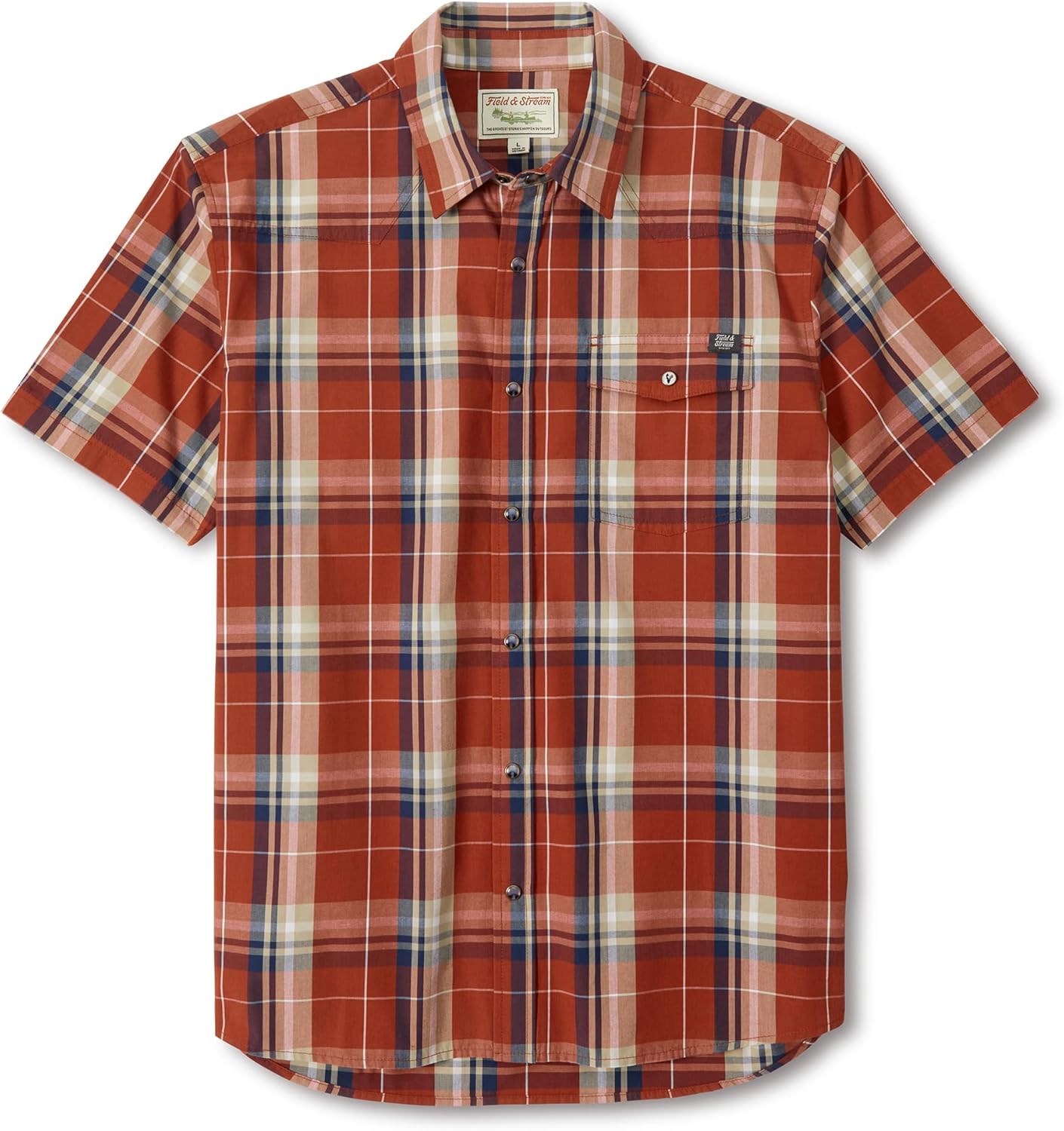 Field & Stream Men's Covey Back Short Sleeve Casual Shirt