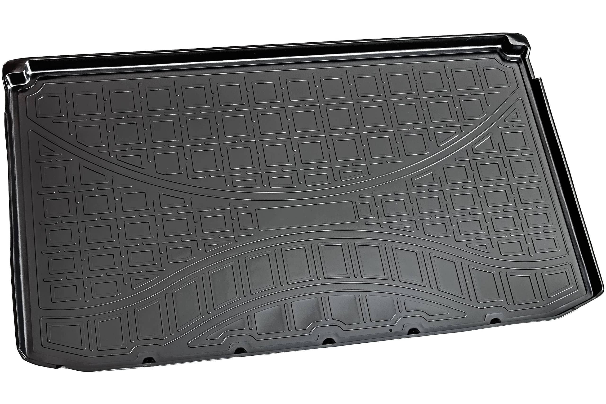 Recambo Bandeja Para Maletero Mini F55 5 Puertas (2014-2018): Borde Alto, Plástico Negro, Ajuste Perfecto