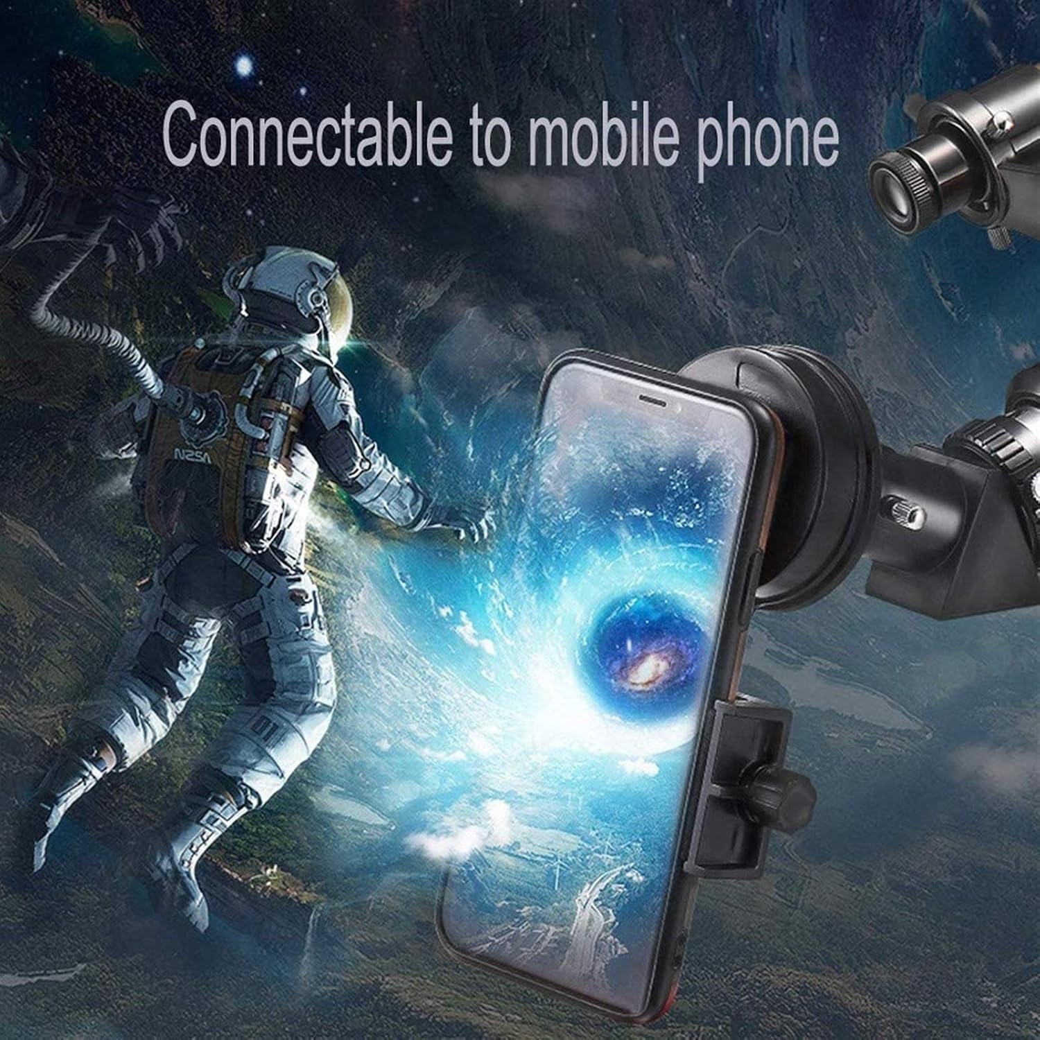 Telescope - Refractor Telescope - Fully Coated Glass Optics - Adjustable Height Tripod – Bonus Astronomy Software Packag