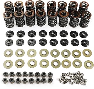 GaseKan SK001S 660" Dual Valve Spring Platinum Kit with Retainers for LS1 LS2 LS3 LS6 LQ4 LQ9 4.8L-6.2L Engines