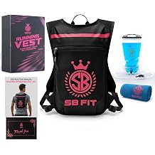SBFIT Running Hydration Vest for Men and Women - Lightweight - Breathable and Sweatproof Backpack with 1.5L Insulated Water Bladder and Towel - Ideal for Jogging, Running