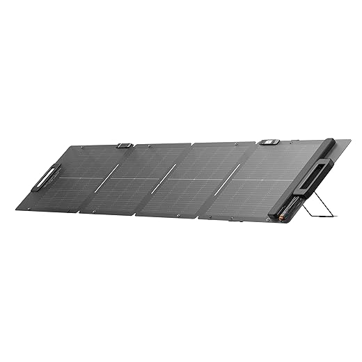 ECOFLOW 110W Solar Panel, Solarpanels Faltbar Solarmodul für Delta & RIVER Serie Tragbare Powerstation, Photovoltaik Modul Solaranlage für Outdoor Garten Balkon Wohnwagen Camping
