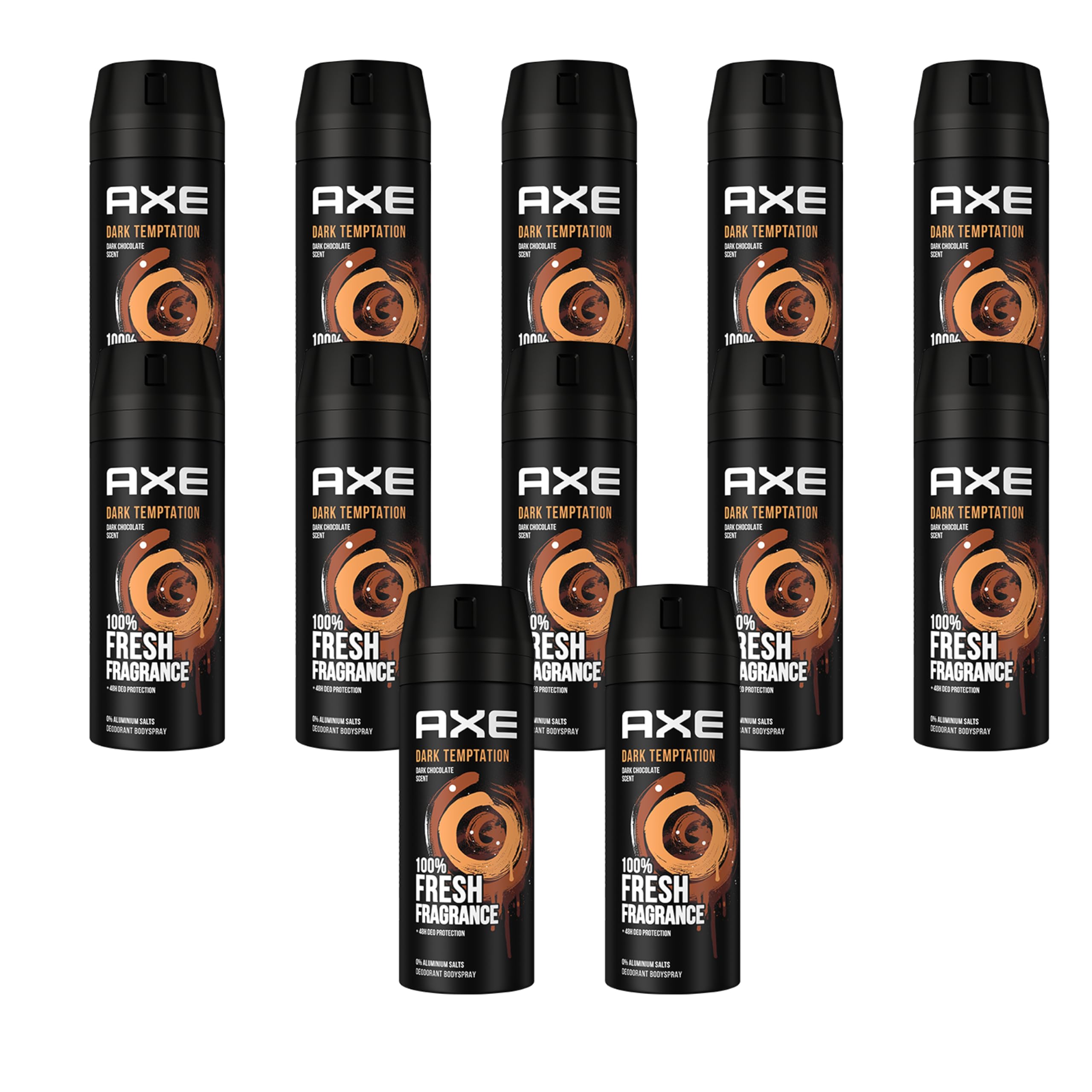 AXE Bodyspray Dark Temptation im 12er Set, Deo Deospray Deodorant Body Spray Herren Männer Men, 12x 150ml, Männerdeo ohne Aluminium (12 Produkte)