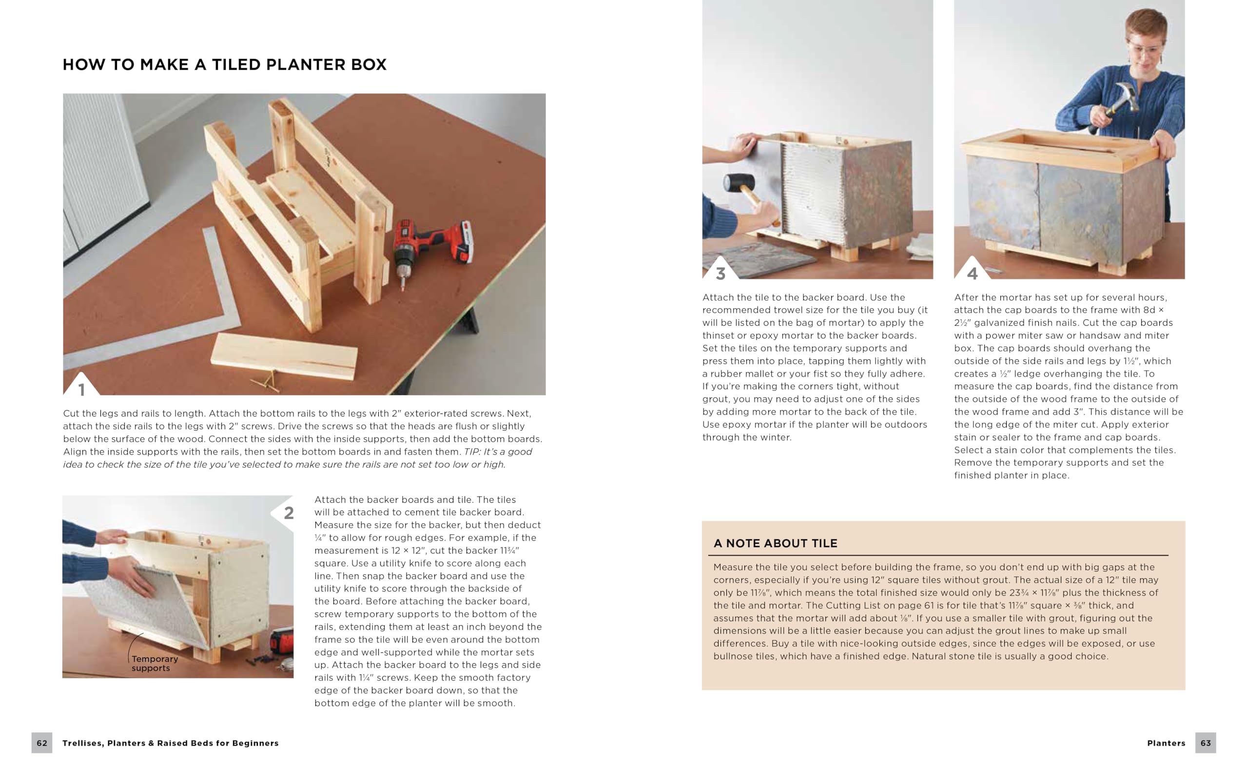 Trellises, Planters & Raised Beds for Beginners: 30+ Easy, Unique, and Useful Projects You Can Make with Common Tools and Materials - Image 8