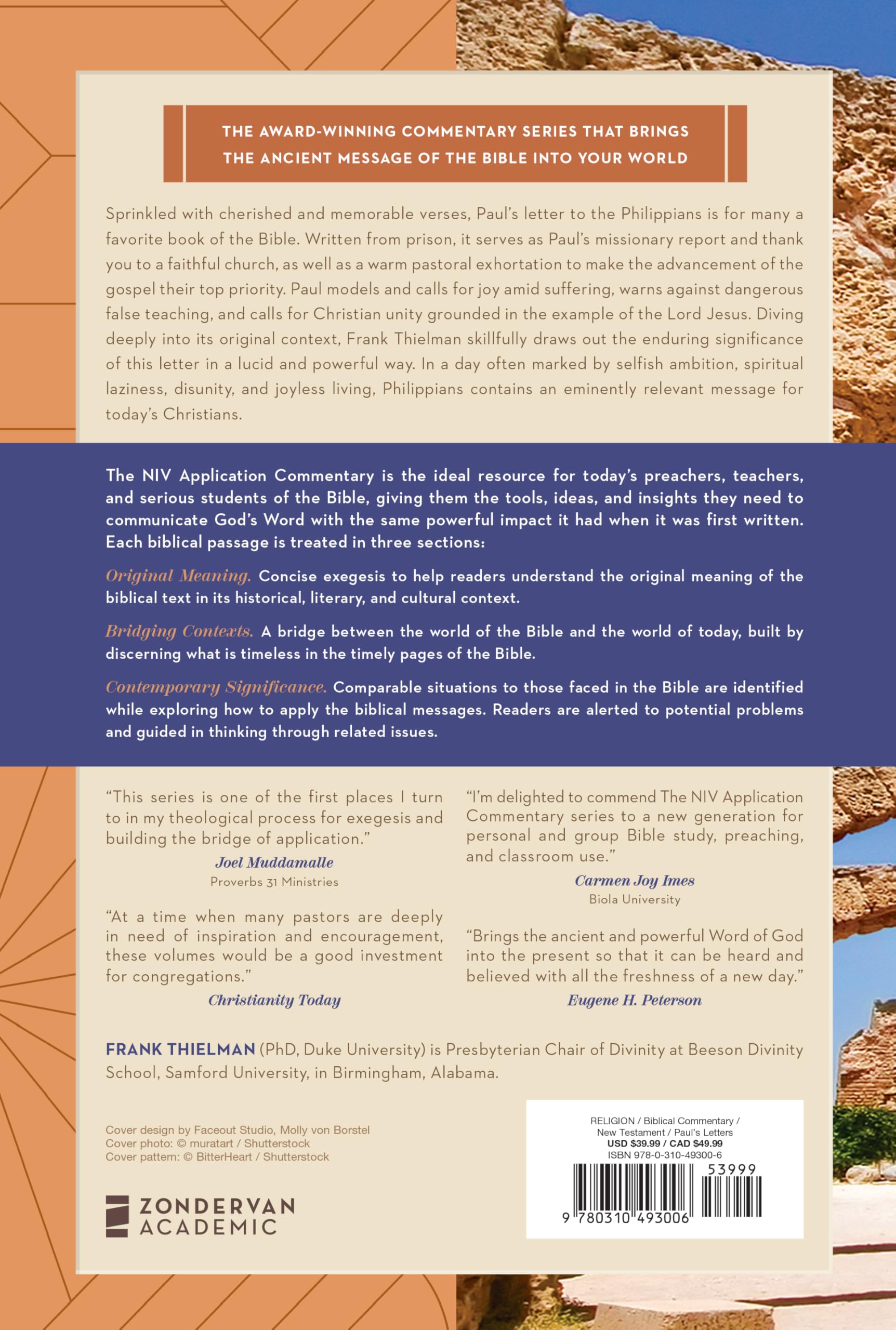 Philippians: The Niv Application Commentary : From Biblical Text to Contemporary Life