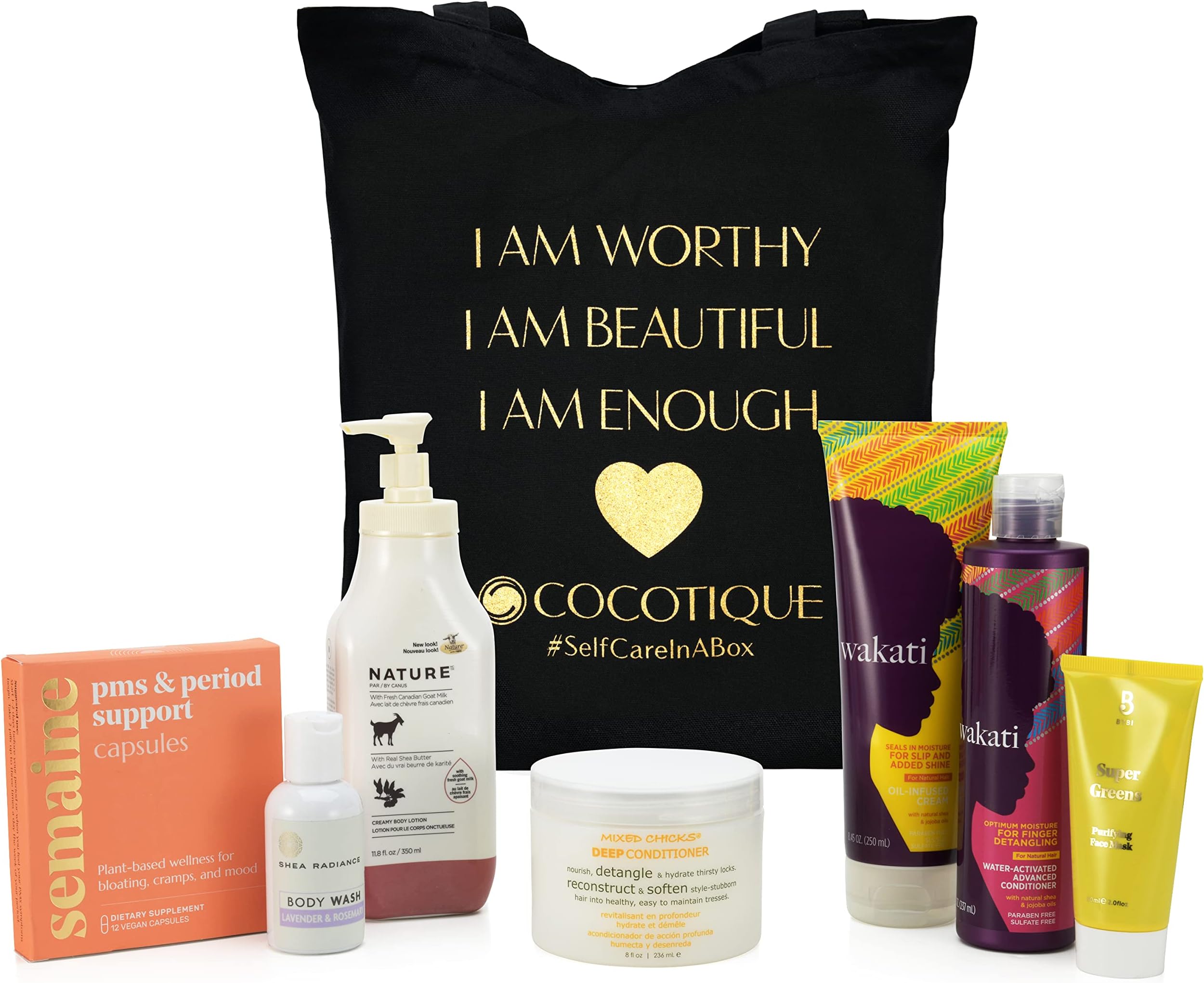 COCOTIQUE - Beauty & Self-Care Subscription Box for Skincare, Body Care, and Curly/Textured Hair Care