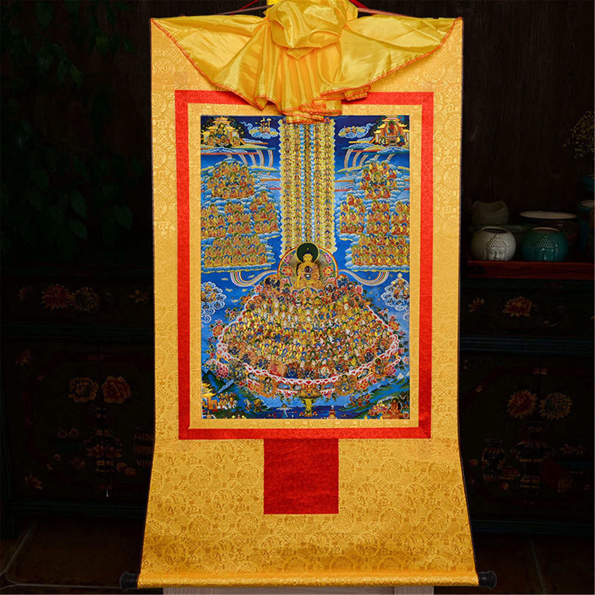 Lot 43 | ANTIQUE TIBETAN BUDDHIST HAYAGRIVA THANGKA PAINTING