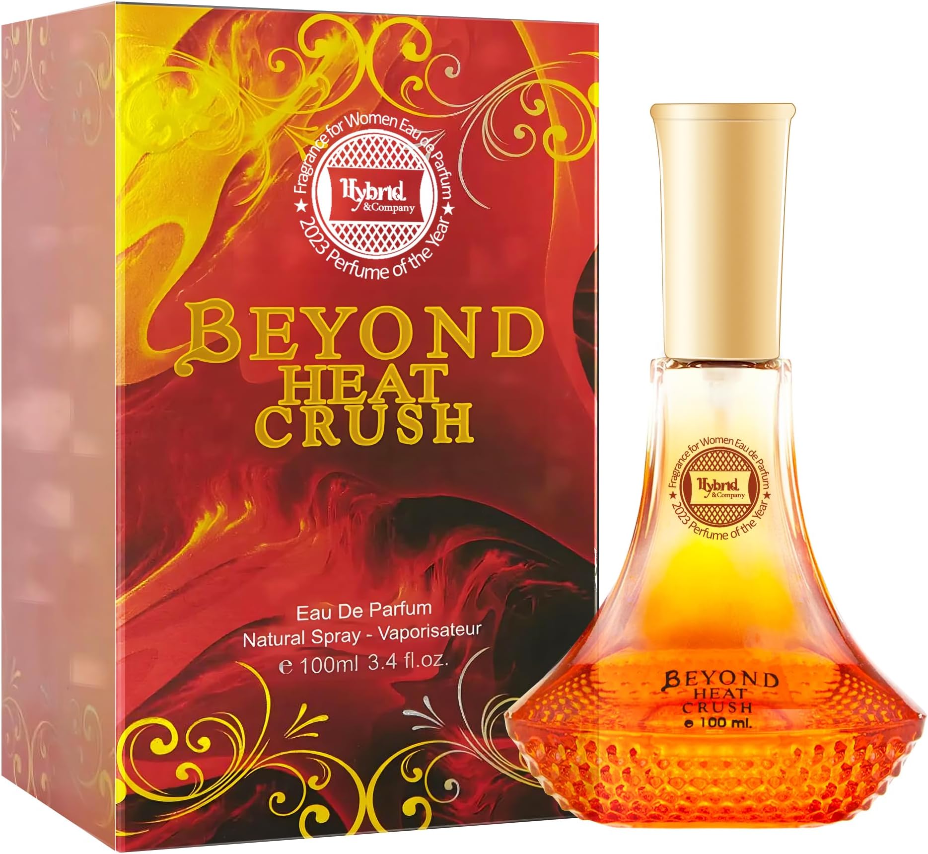 Beyond Heat Crush Unforgettable Warm Passion Sweet Tropical Vacation Scent Womens Perfume, 3.4 Fl Oz