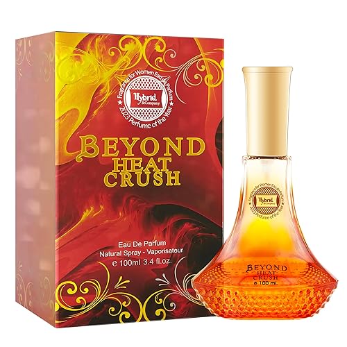 Hybrid & Company Beyond Heat Crush Passion Warm Unforgettable Honey Tropical Vacation Aroma para mujer, 3.4 onzas líquidas