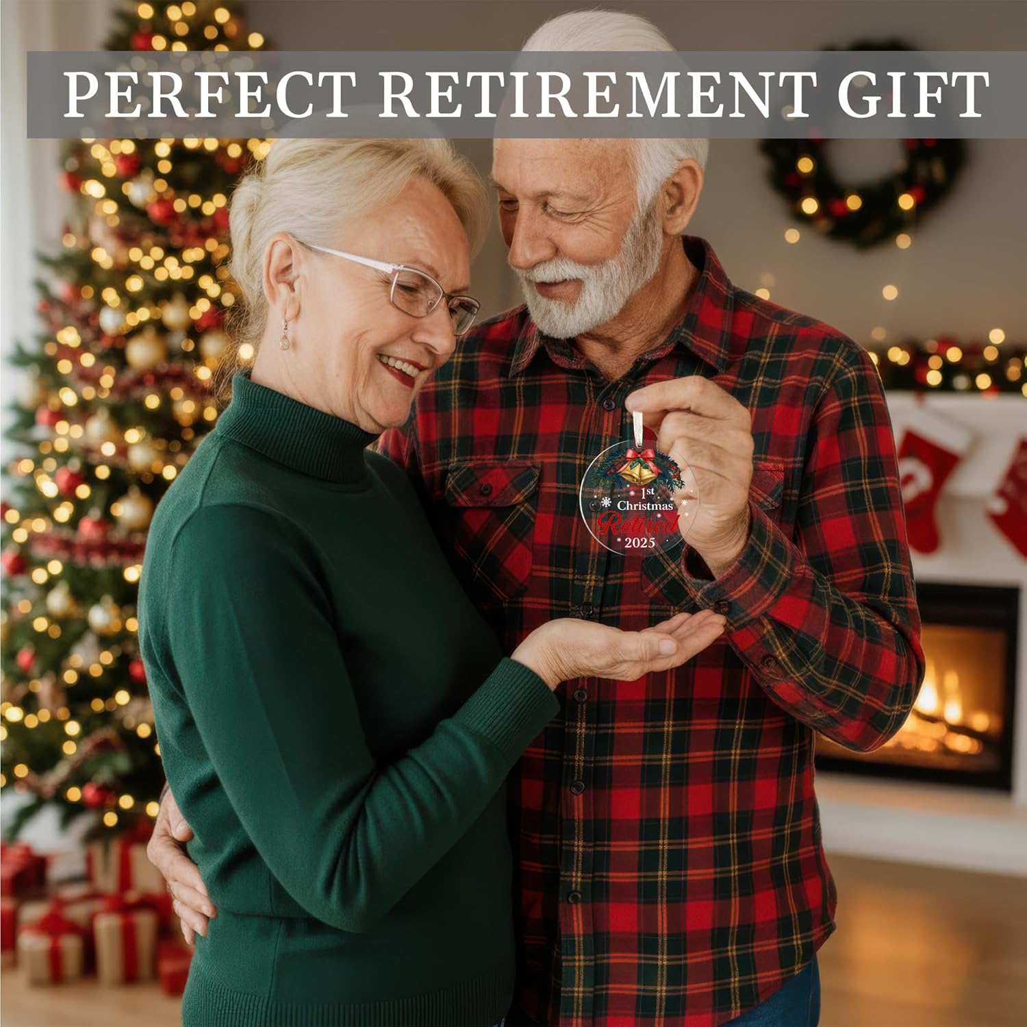 First Christmas Retired Ornament 2025, Retirement Gift for Woman, Men, Happy Retirement Gifts for Nurses, Teacher, Police, Doctor, Coach, Boss, Coworker, Mom, Dad, Friend, Best Retiring Present - Image 2