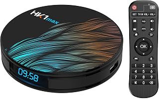 Android Box 11.0 HK1 MAX 4GB/64GB RK3318 Quad-Core 64bit 2.4Ghz/5.0 Ghz WiFi BT 4.0 4K VP9 3D Smart TV Box