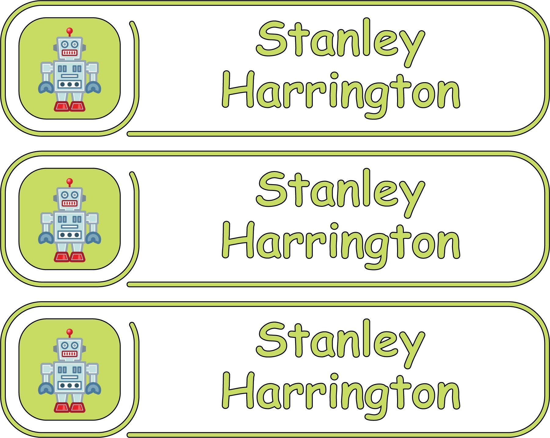 Buy Allpurpose, Custom Name Labels, Multiple Colors And Sizes