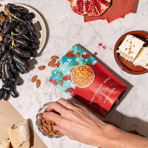 Miniatura 7 de Ziba Foods Heirloom Gurbandi Almendras crudas  Sin OMG veganas enteras aptas para 30 keto y paleo superalimento reliquia naturalmente alto en