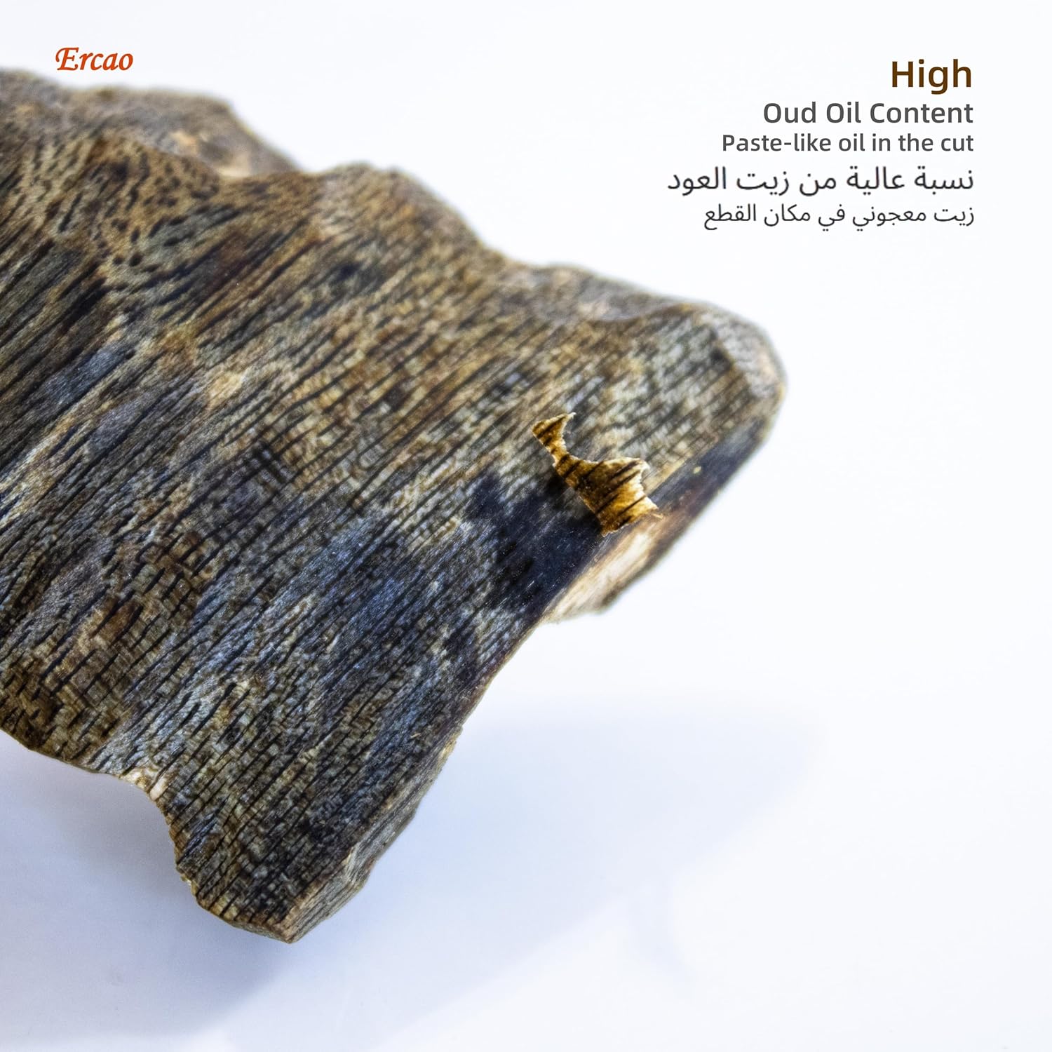 Chinese Natura Kynam Agarwood （Qinan Oud） - Boasts a Distinctly Unique Aroma, Ideal for Home Incense, Meditation & More | Sustainable Harvesting (Weight 20g -Upper Medium Grade -Block)