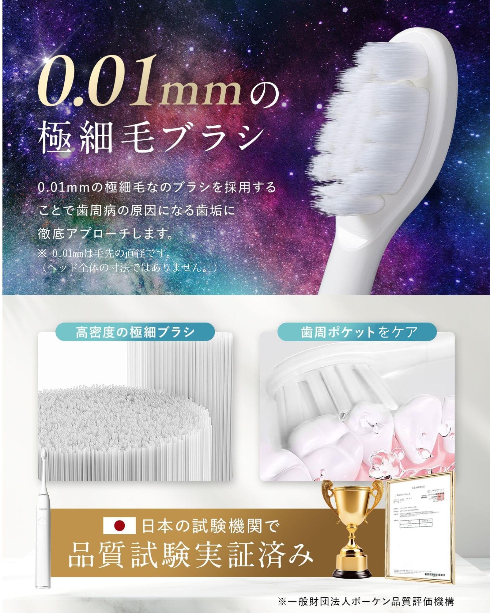 Amazon.co.jp: 【新次元のケアを追求】 電動歯ブラシ 超高速歯ブラシ
