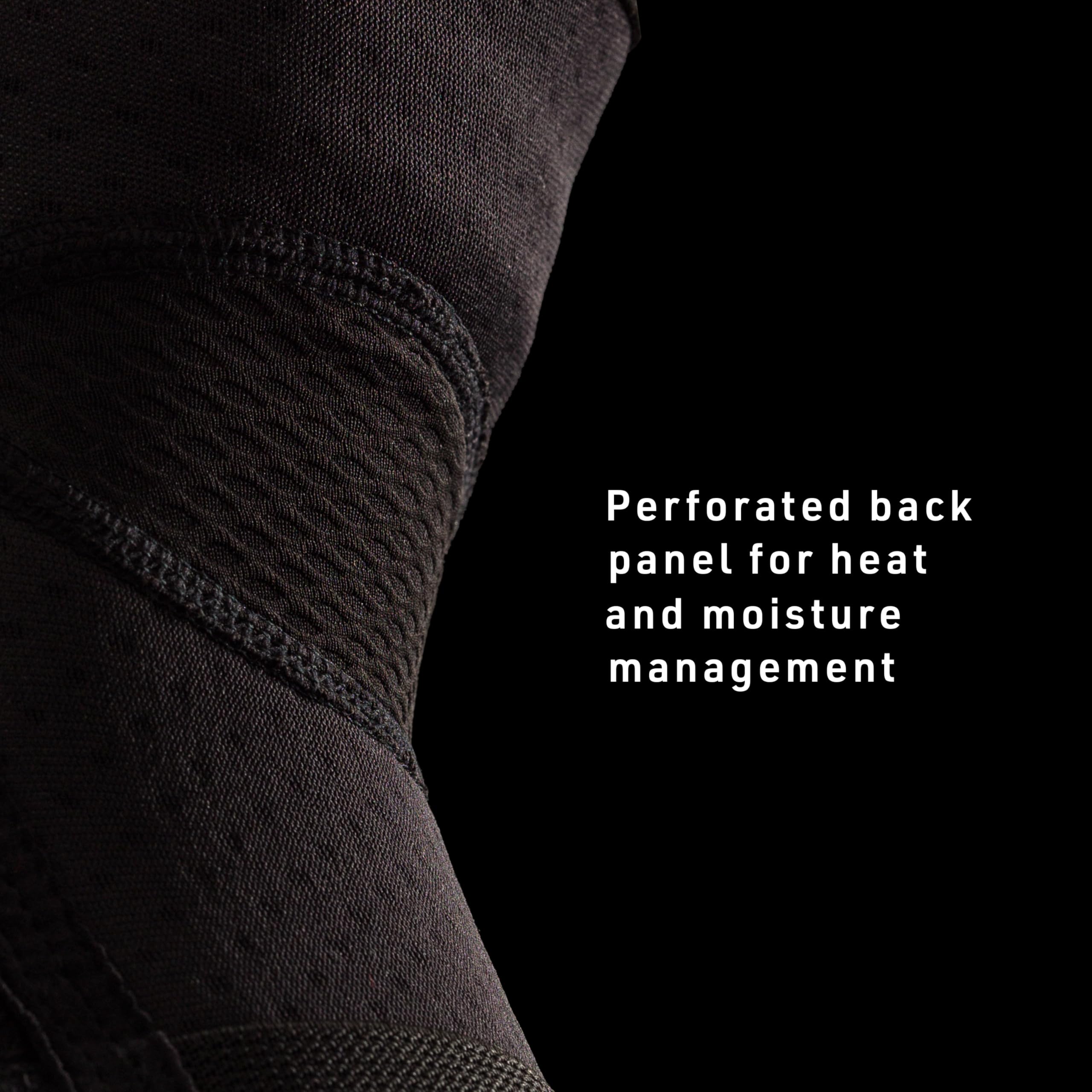 McDavid NRG Max Support Knee Brace, Compression Brace w/Spring Hinges for Injury Recovery, Pain, Fits Right or Left Leg
