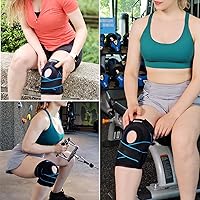 Vista 3 de DOUFURT Rodillera para mujeres y hombres para desgarro de menisco, rodilleras talla grande para alivio del dolor de rodilla, artritis, soporte