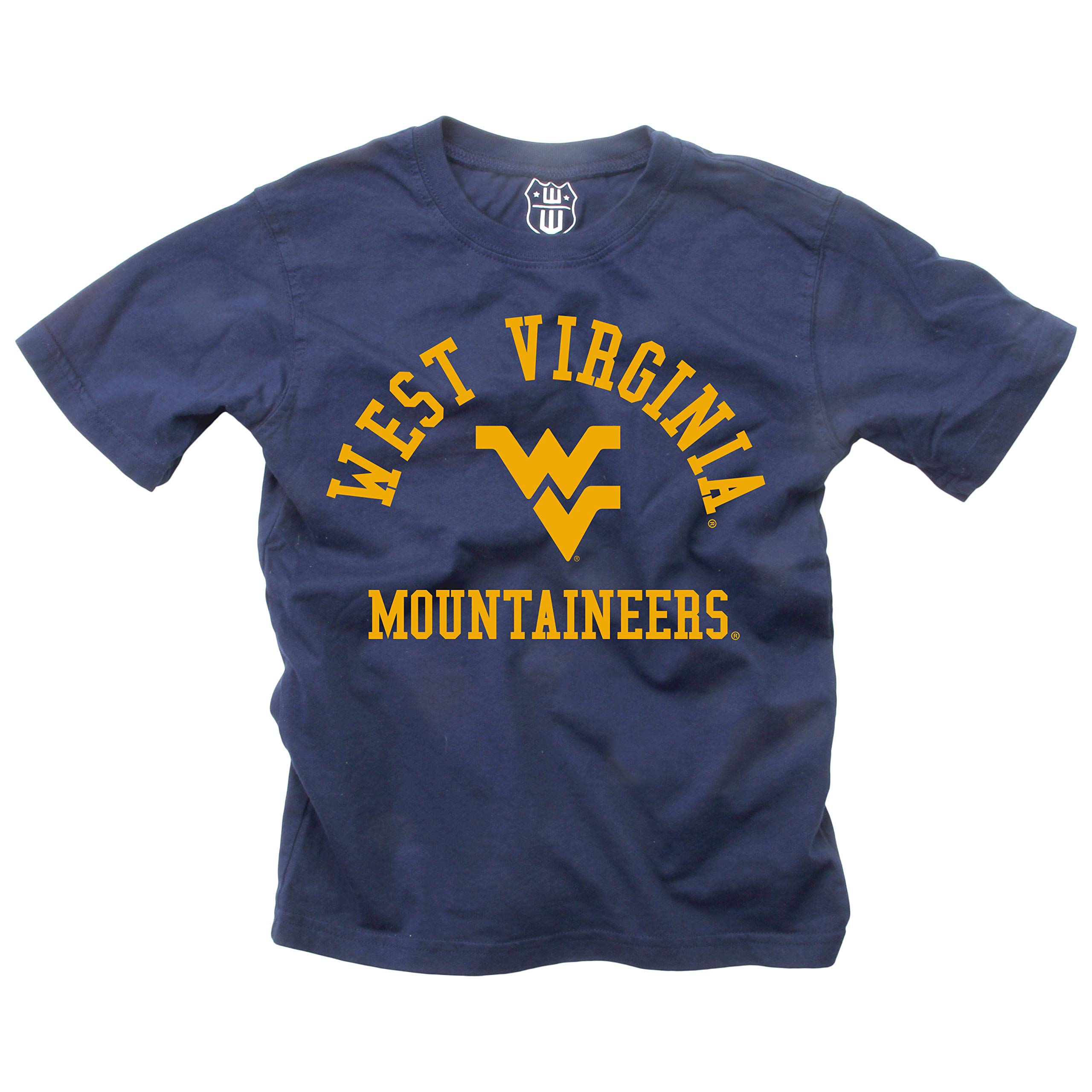Wes and Willy NCAA Kids S/S Organic Cotton Tee Shirt, North Carolina Tar Heels, L, NC Blue — view 123