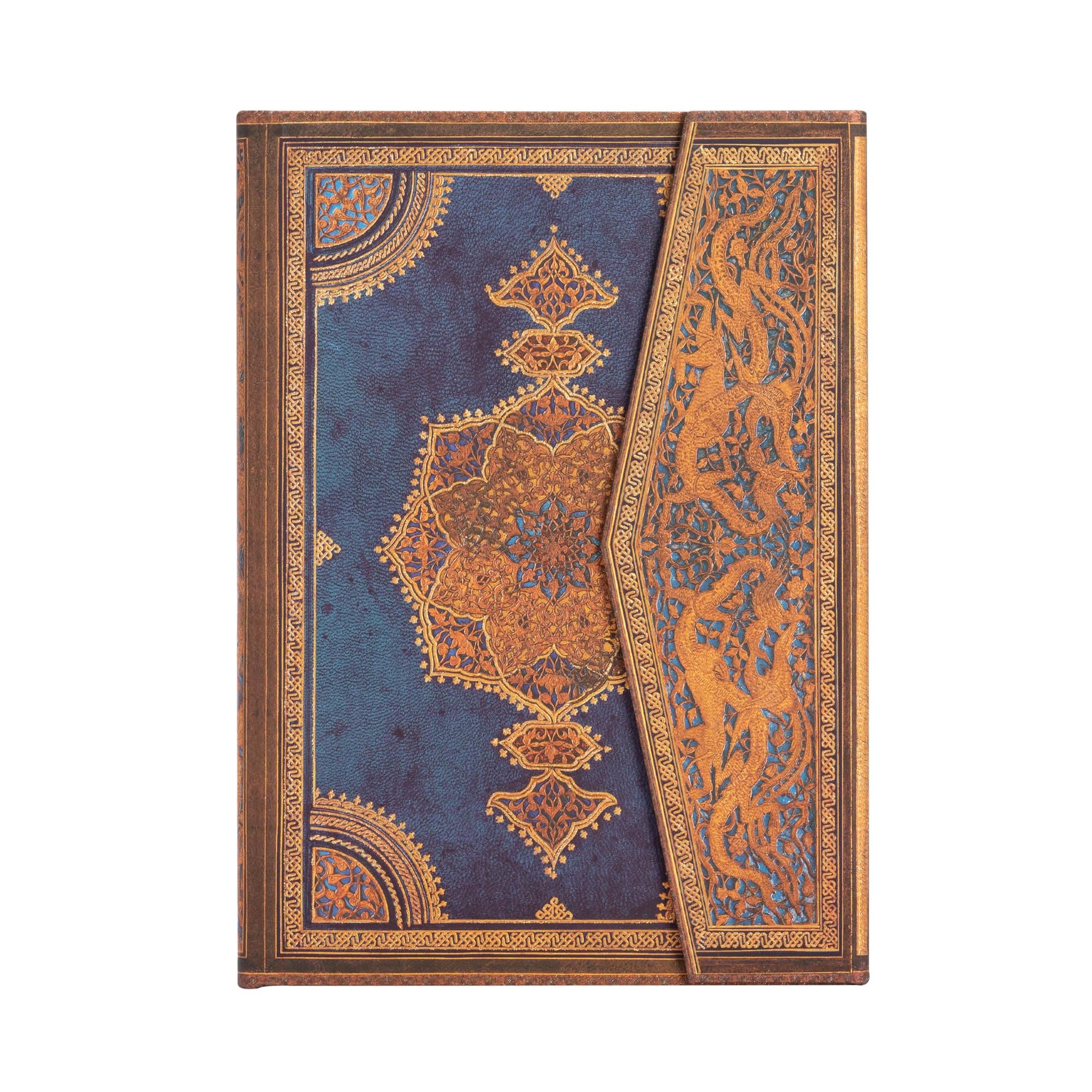 Safavid Indigo Safavid Binding Art Midi Unlined Hardcover Journal
