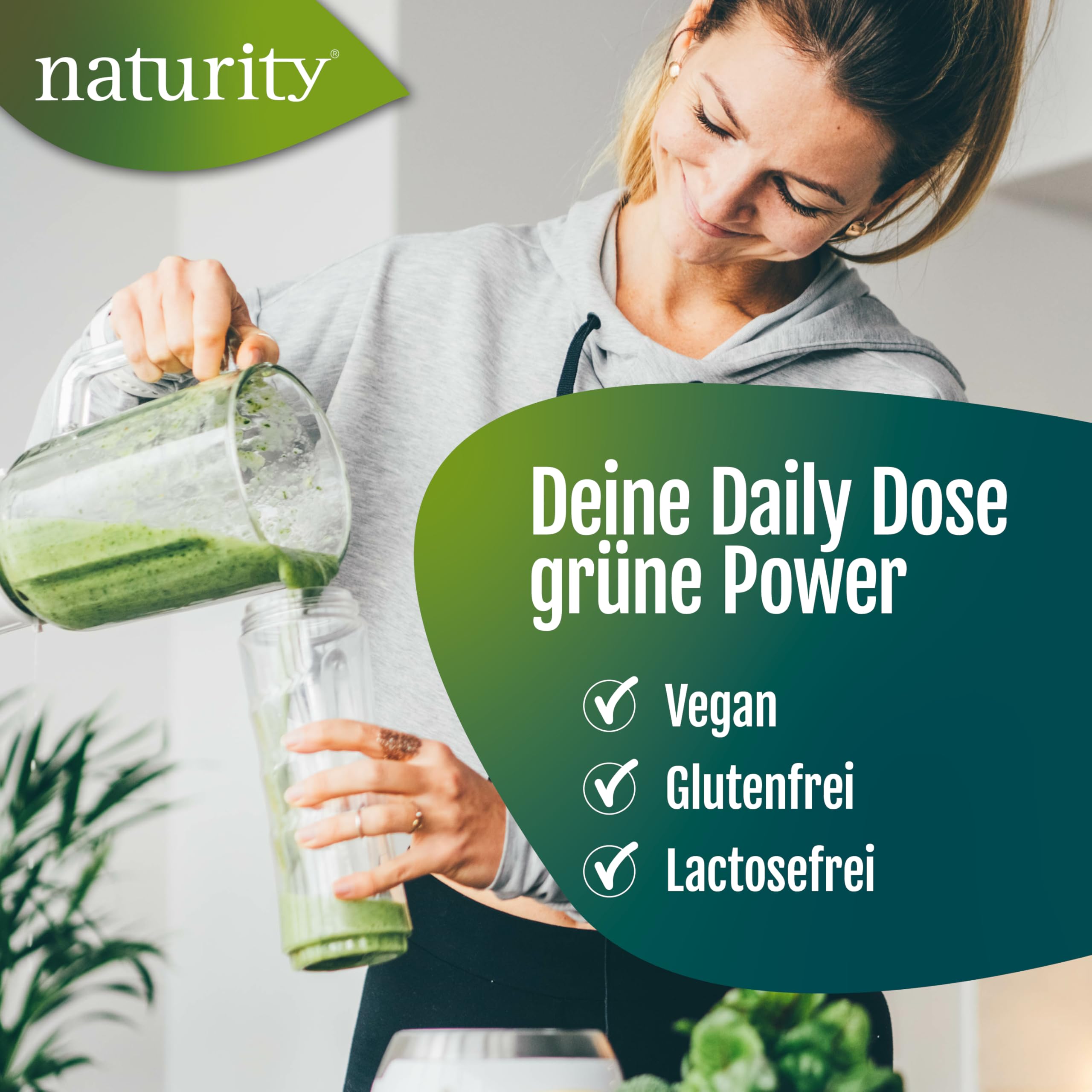 BIO Spirulina Tabletten I 550 Presslinge, 100% gemahlene Spirulina I Mit natürlichem Eisen-Gehalt I Ökologisch kultiviert & Bio-zertifiziert I Vegan, ohne Zusätze & Rückstände I Naturity