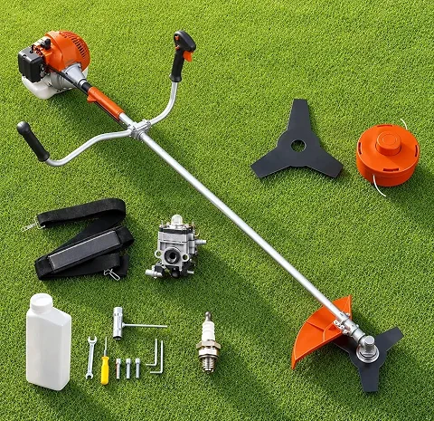 Roçadeira Profissional kNakasaki 75CC 3,6HP Gasolina Completa