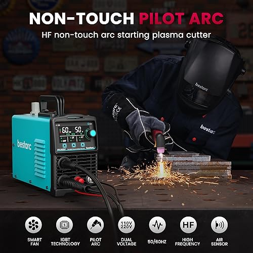 Miniatura 2 de Cortador de plasma, Pilot Arc BTC500DP 2 generación de 50 amperios de doble voltaje 110220 V máquina de corte por plasma (BTC500DP 110220)