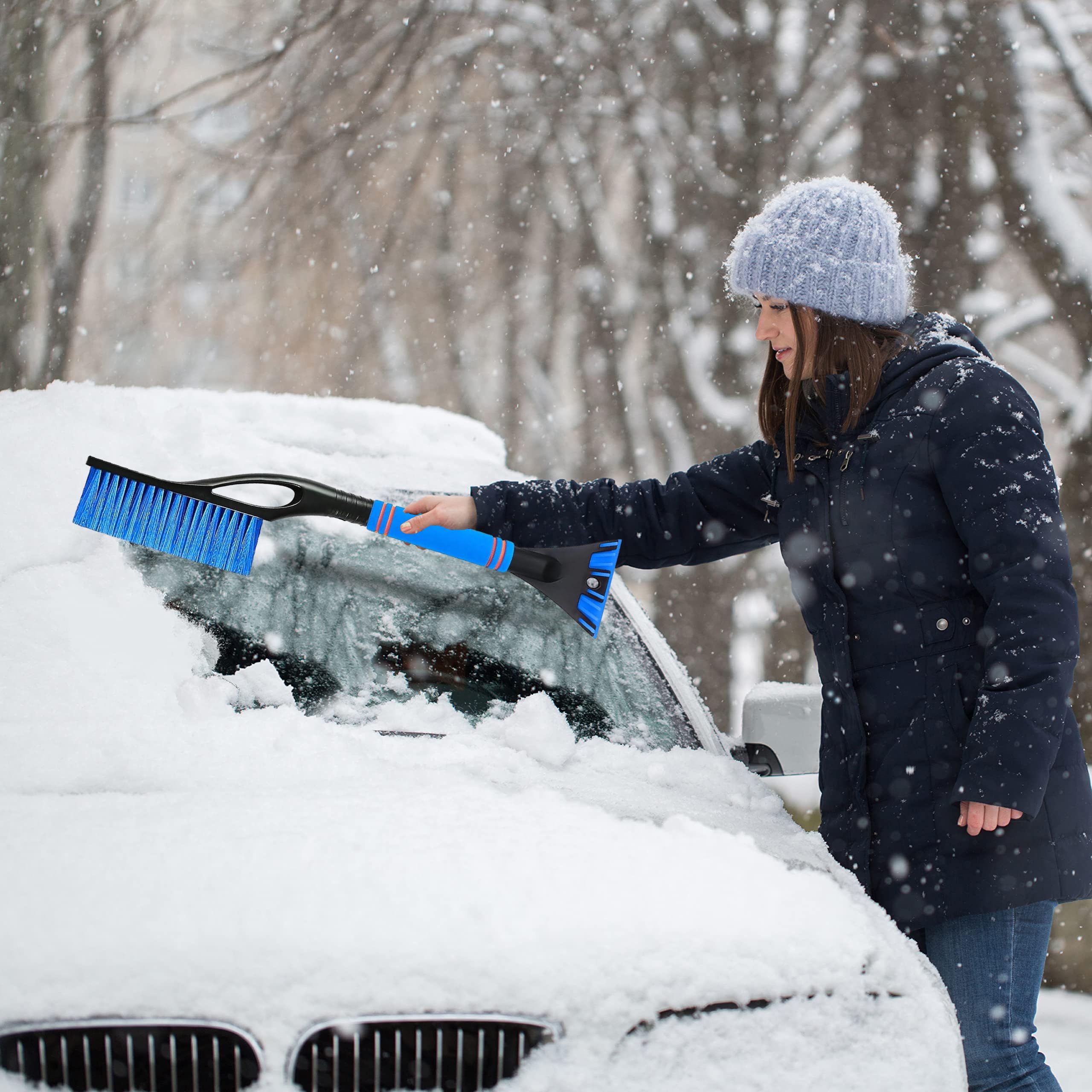 Auto Eiskratzer Mit Schneebürste - 2in1 Teleskopierbar 64-80cm